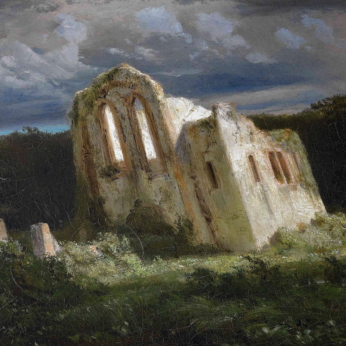 Moonlit Landscape | Arnold Böcklin | 1849