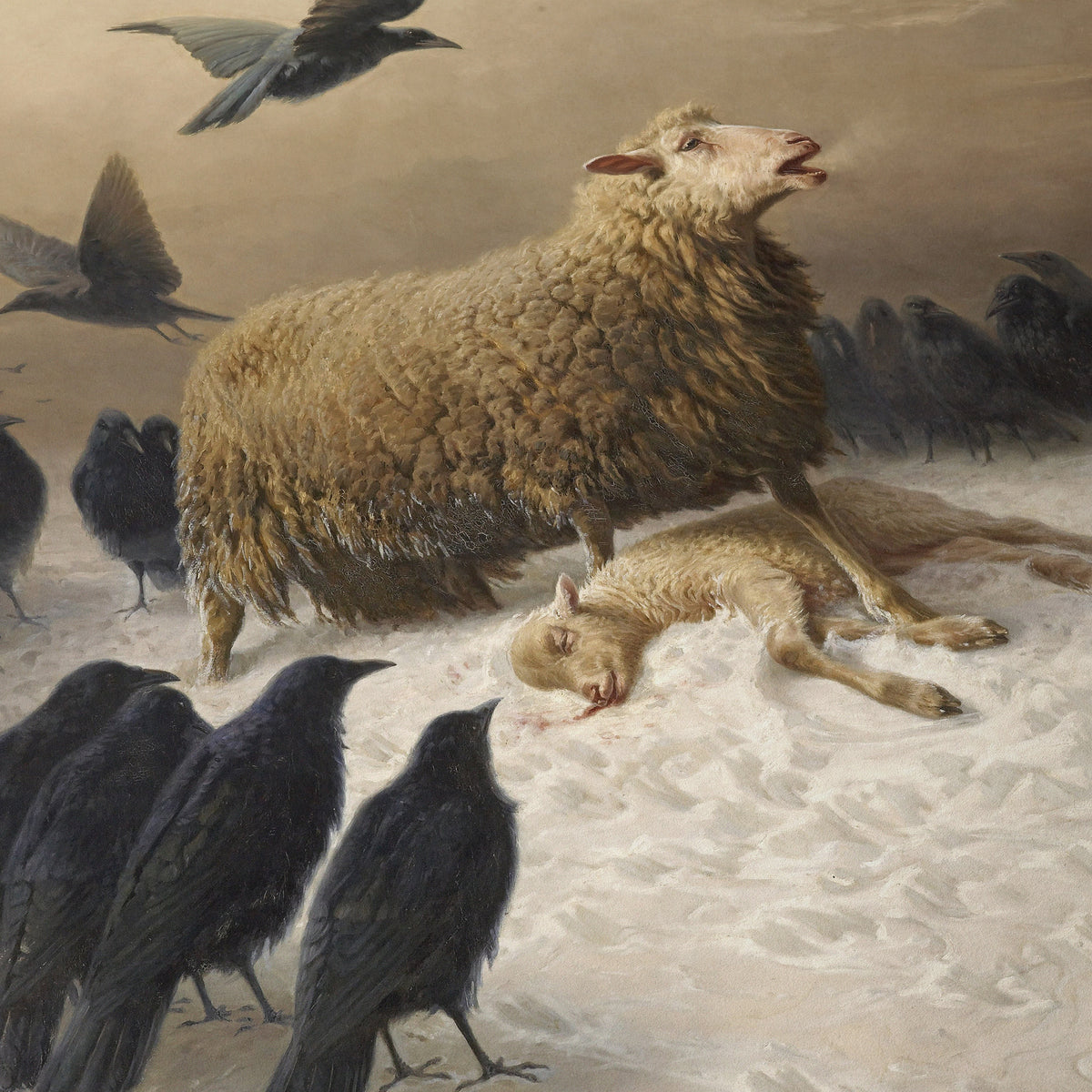 Anguish | August Friedrich Schenck | c. 1878