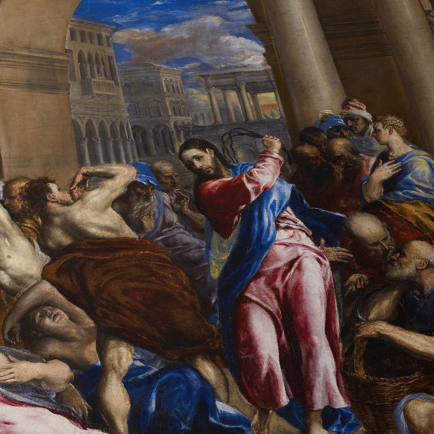 Christ Driving the Money Changers from the Temple (Second Version) | El Greco | 1570