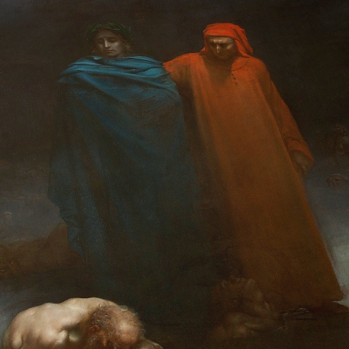 Dante and Virgil in the Ninth Circle of Hell | Gustave Doré | 1861