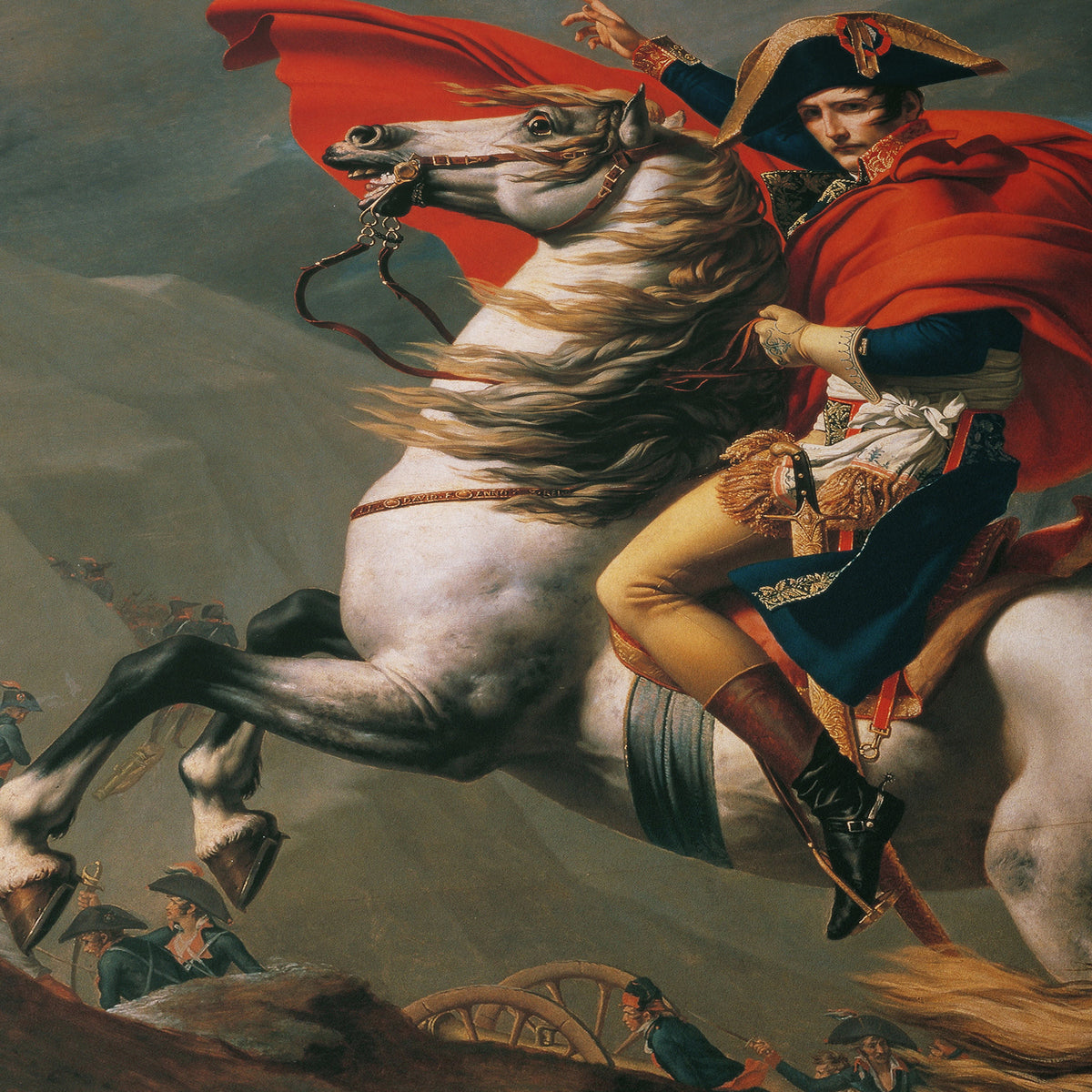 Napoleon Crossing the Alps | Jacques-Louis David | 1801