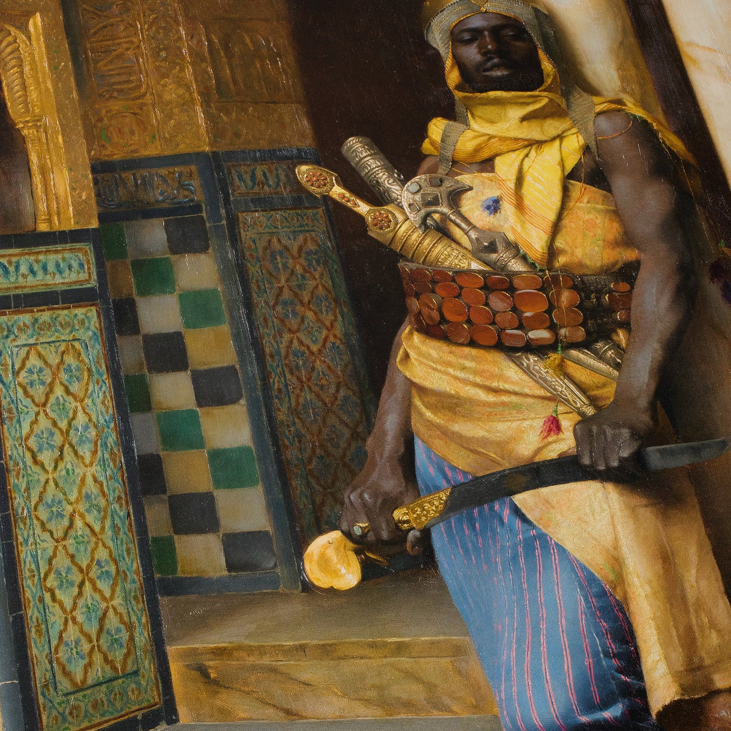 Guarding the Palace | Ludwig Deutsch | 1888