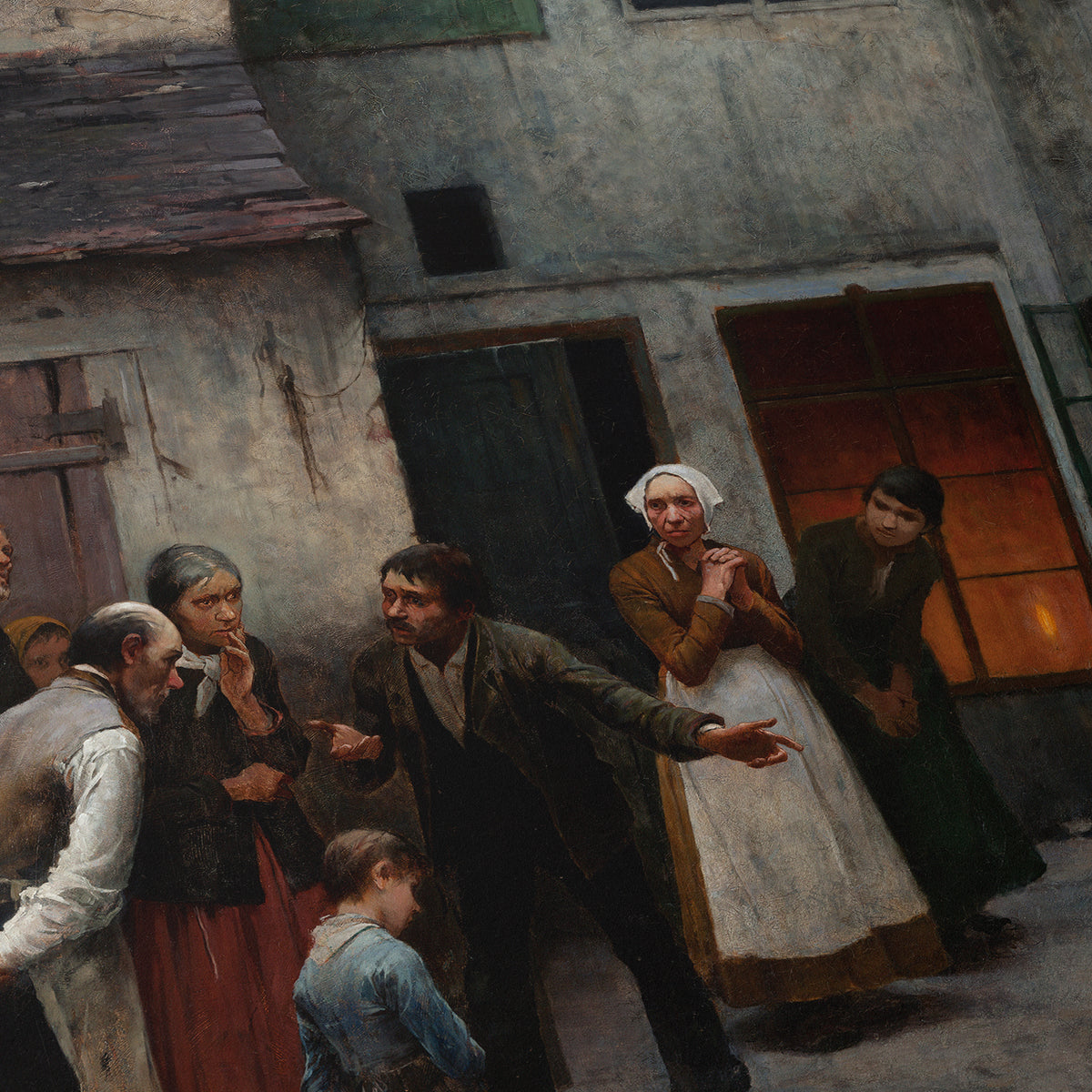 Murder in the House | Jakub Schikaneder | 1889