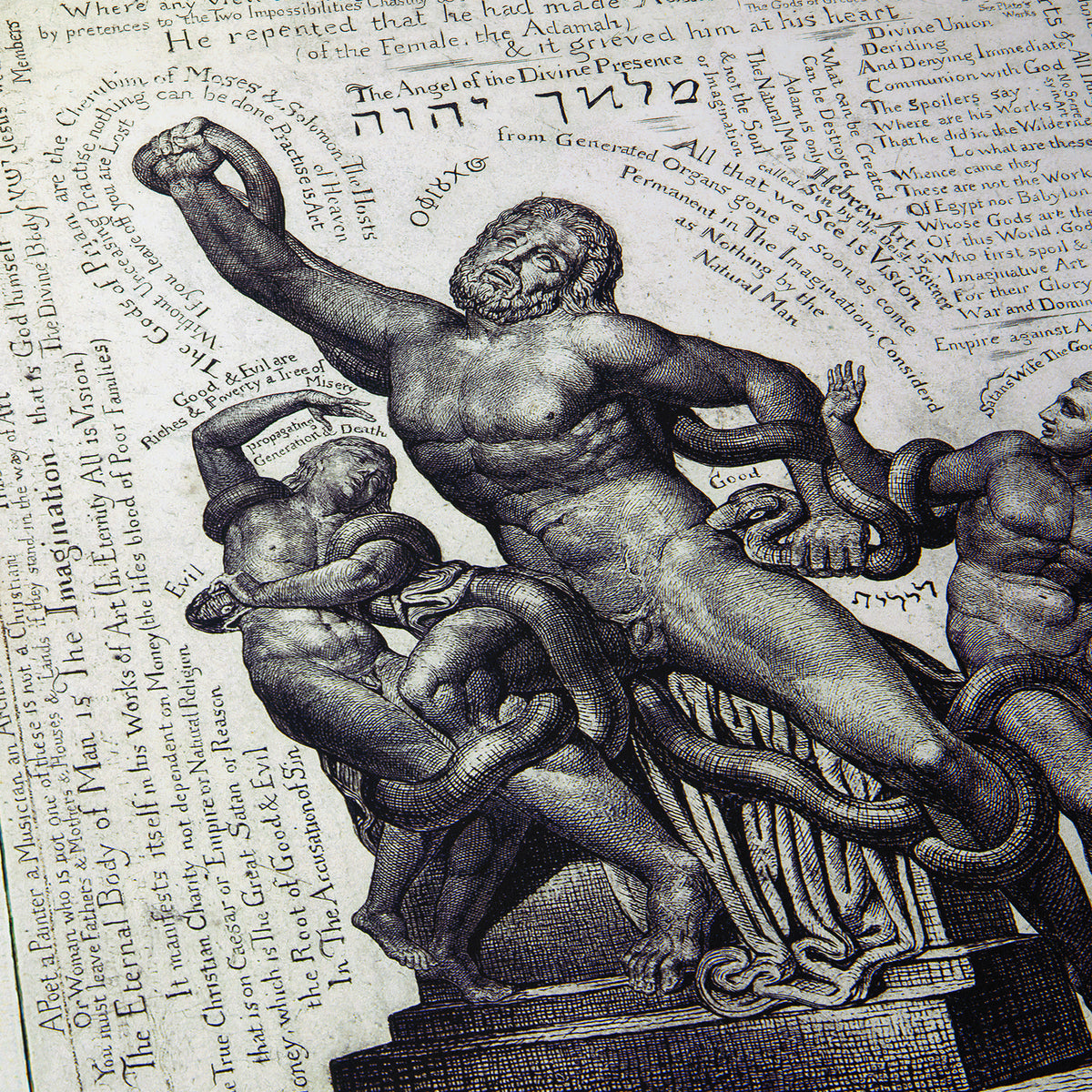 Laocoön | William Blake | 1825-27