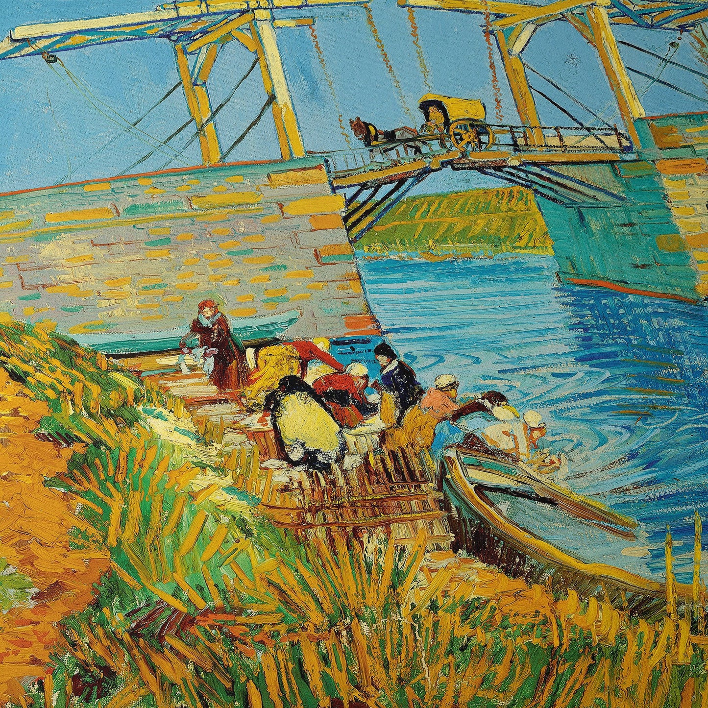 Bridge at Arles (Pont de Langlois) | Vincent van Gogh | 1888