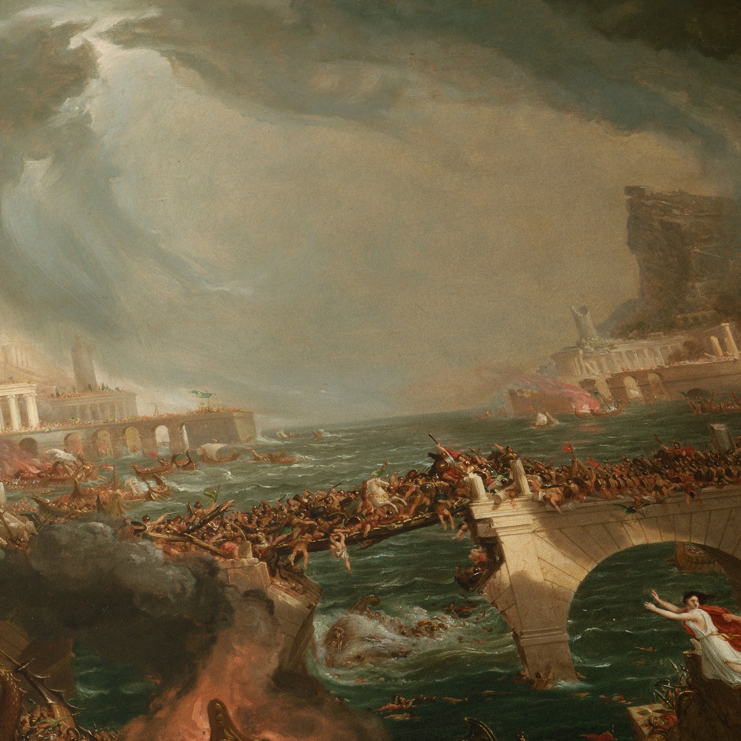 Destruction | Thomas Cole | 1836