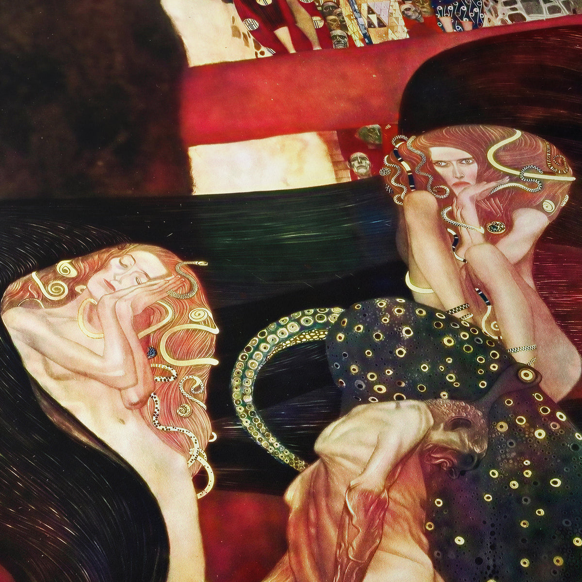 Jurisprudence (Colorized) | Gustav Klimt | 1903