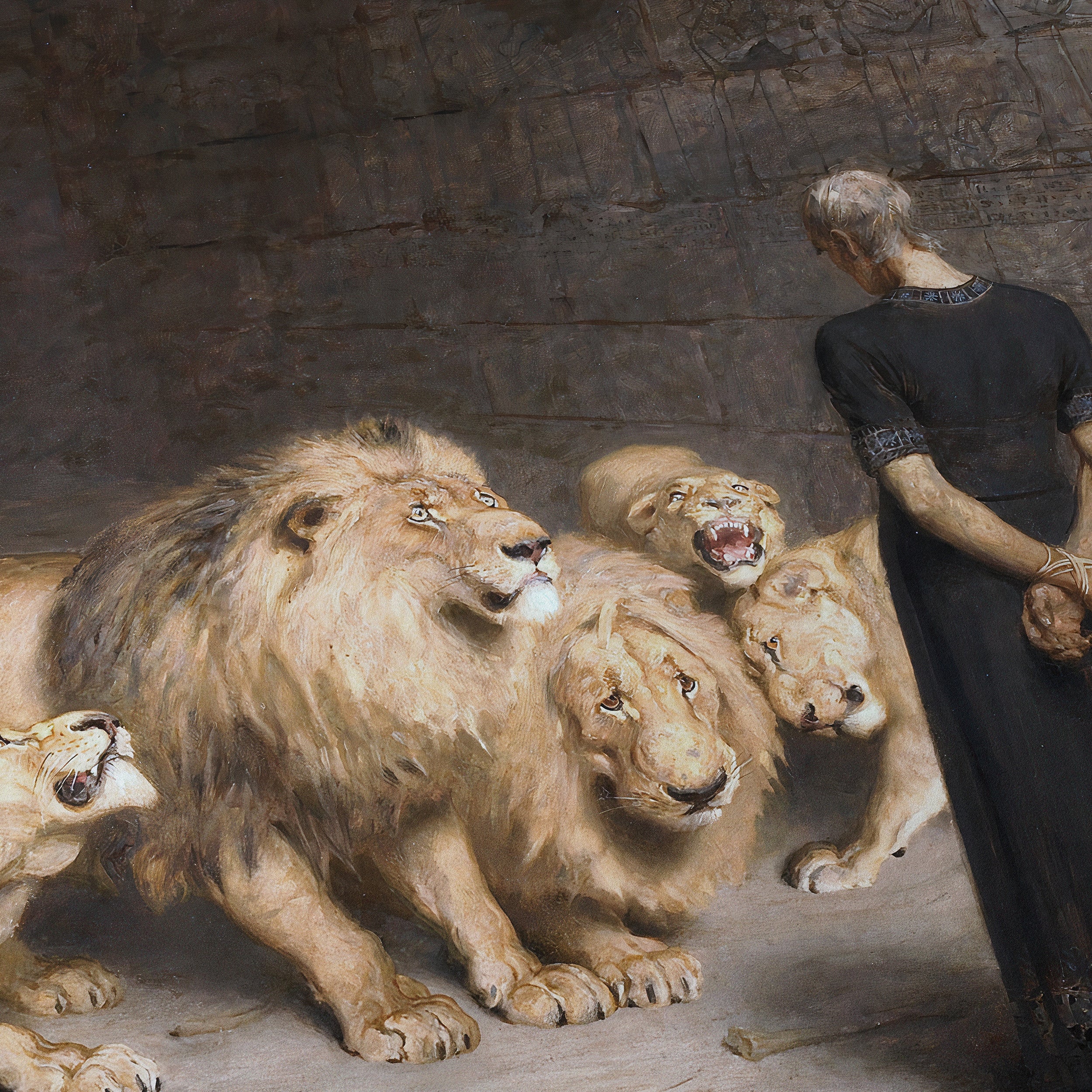Daniel in the Lion's Den | Briton Rivière | 1872 – Inspiraggio