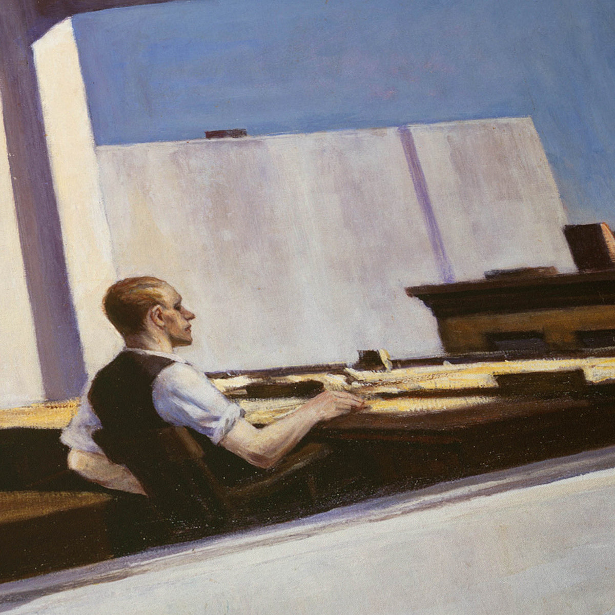 Office in a Small City | Edward Hopper | 1953