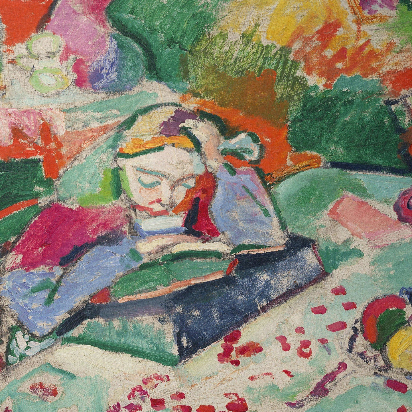 Interior With a Young Girl | Henri Matisse | 1905-1906
