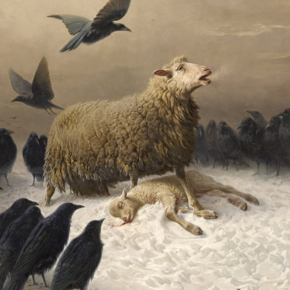 Anguish | August Friedrich Schenck | c. 1878