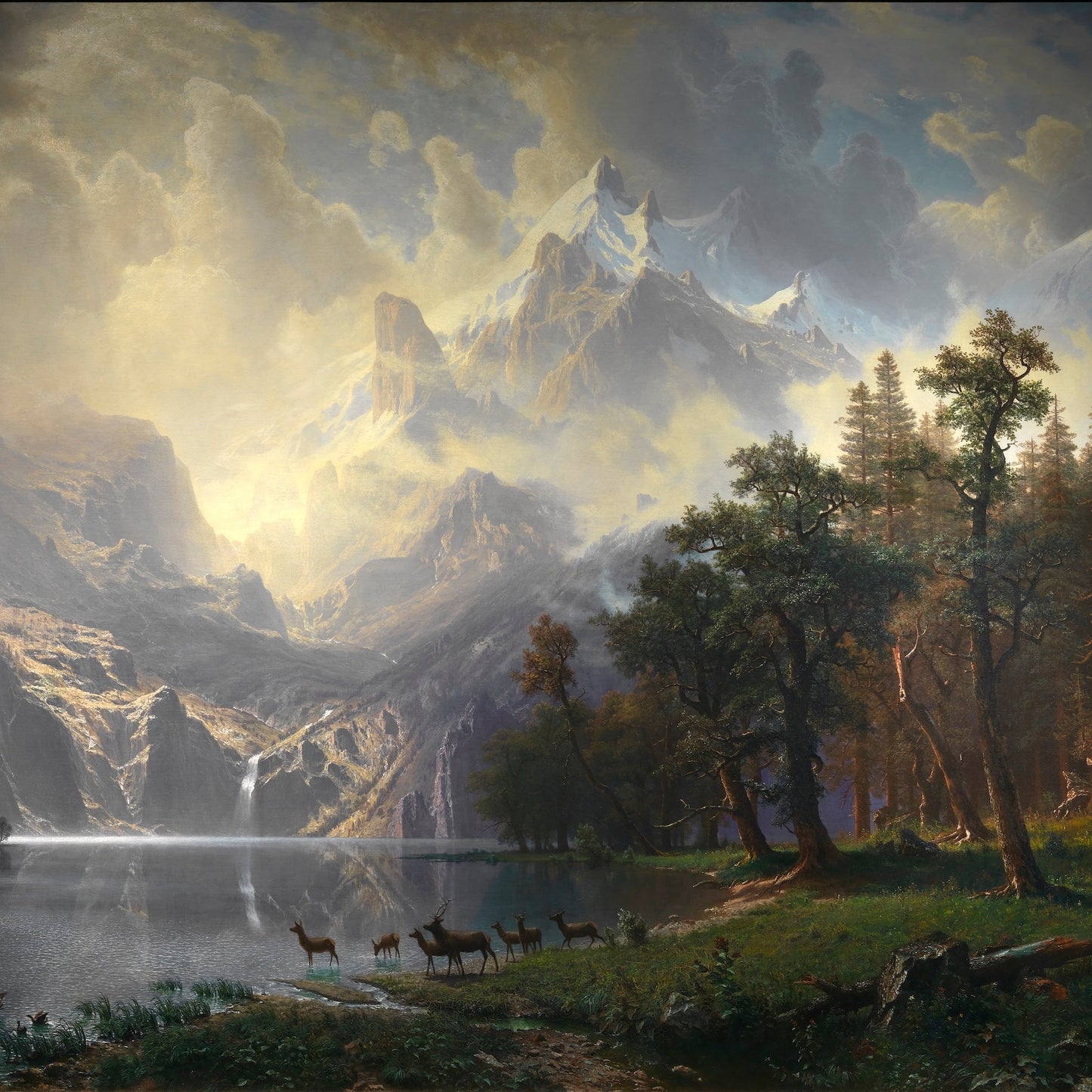 Among the Sierra Nevada, California | Albert Bierstadt | 1868