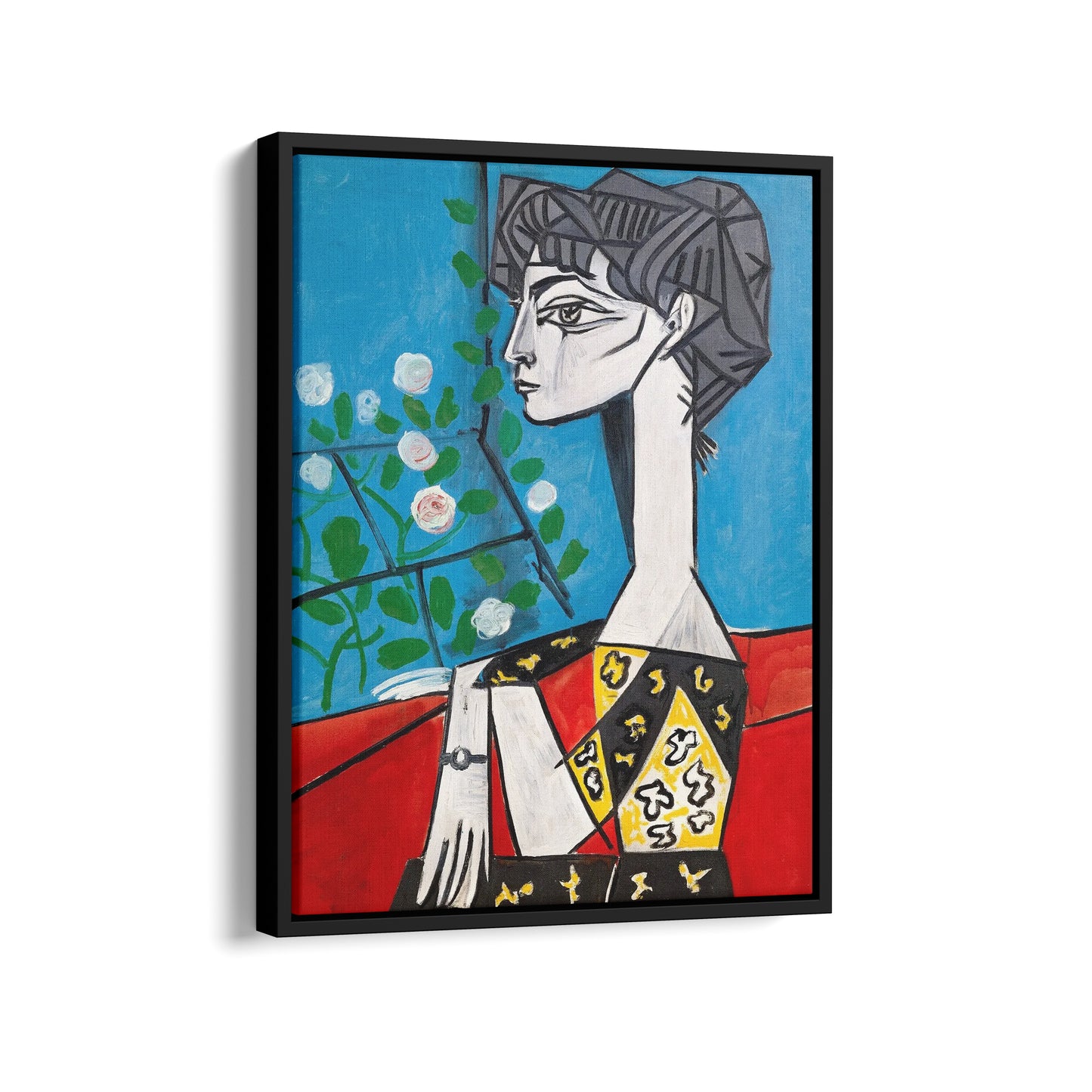Jacqueline with Flowers | Pablo Picasso | 1954