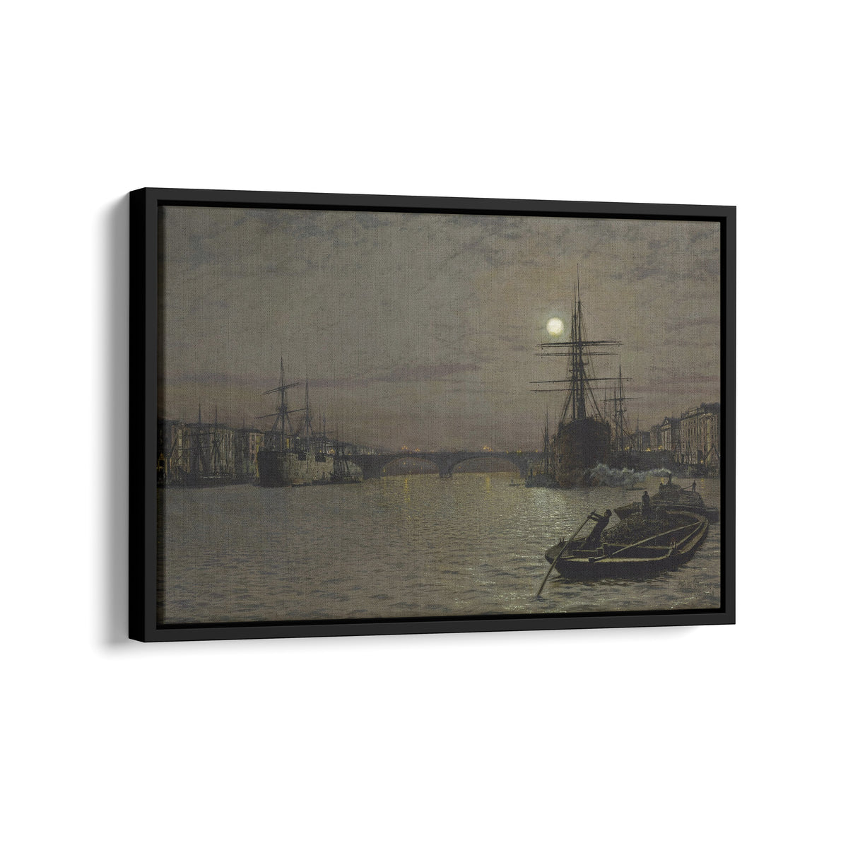 The Pool and London Bridge at Night | John Atkinson Grimshaw | 1884