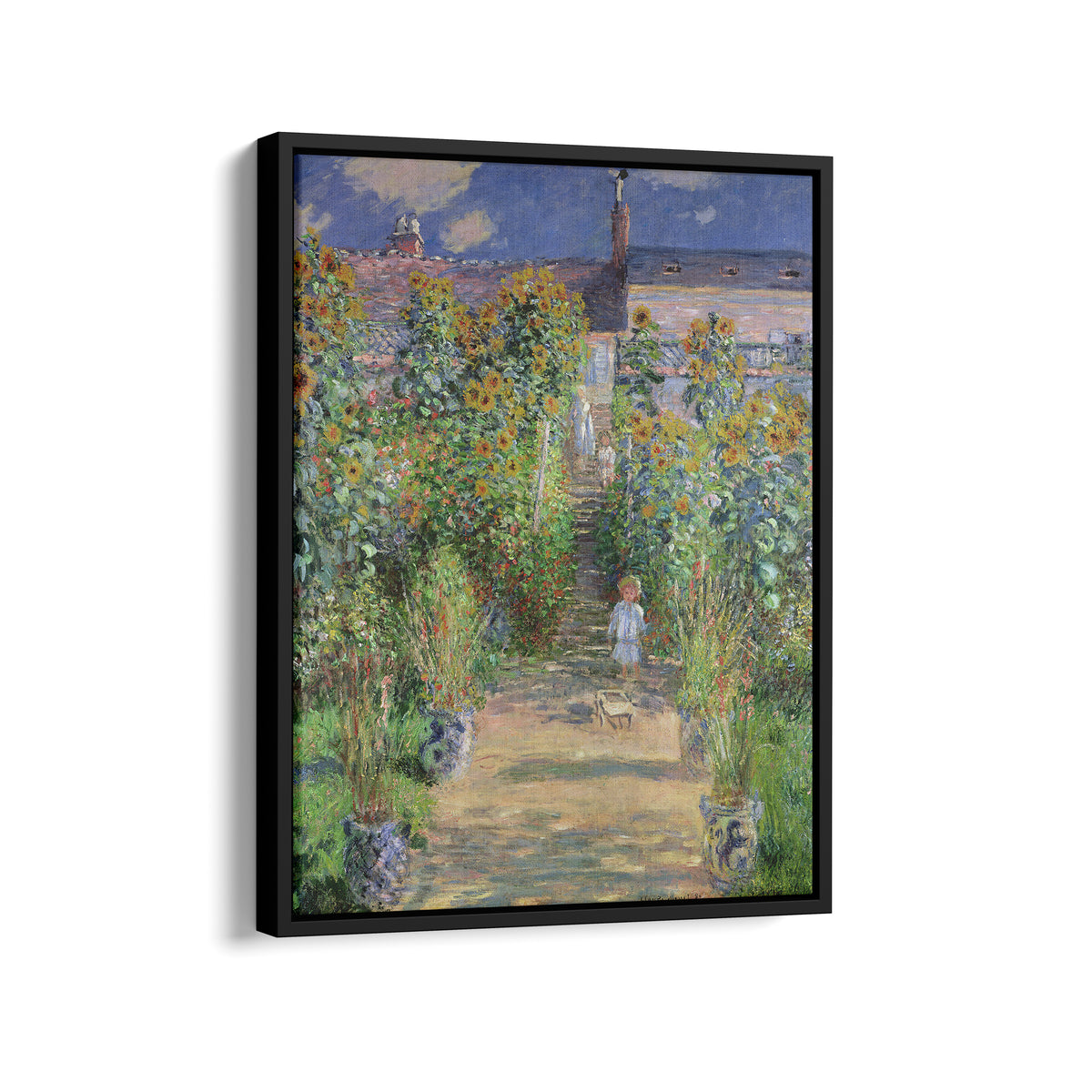 Monet's Garden at Vétheuil | Claude Monet | 1880