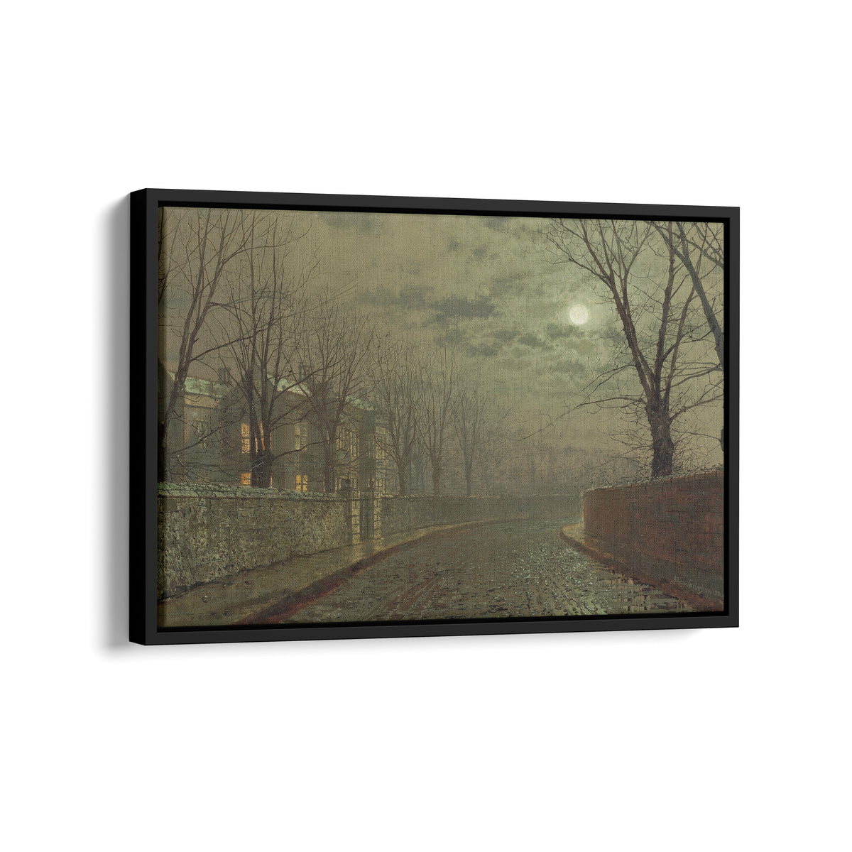 Silvery Moonlight | John Atkinson Grimshaw | 1882