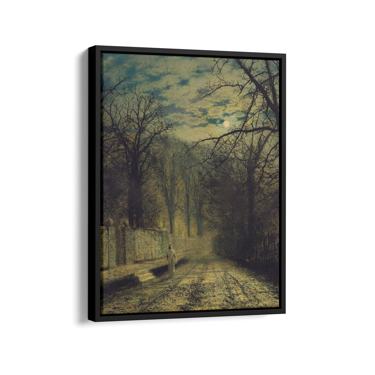 A Moonlit Street | John Atkinson Grimshaw | 1880