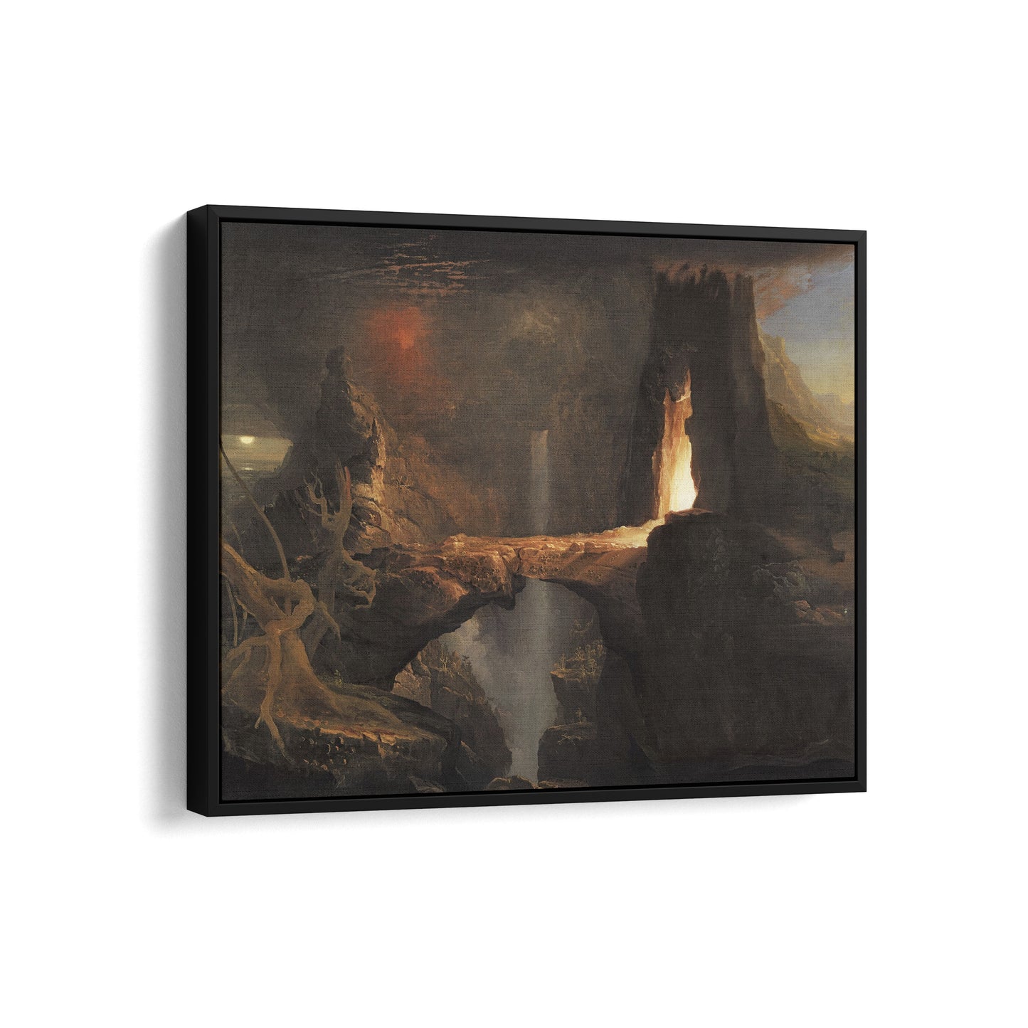 Expulsion: Moon and Firelight | Thomas Cole | c. 1828