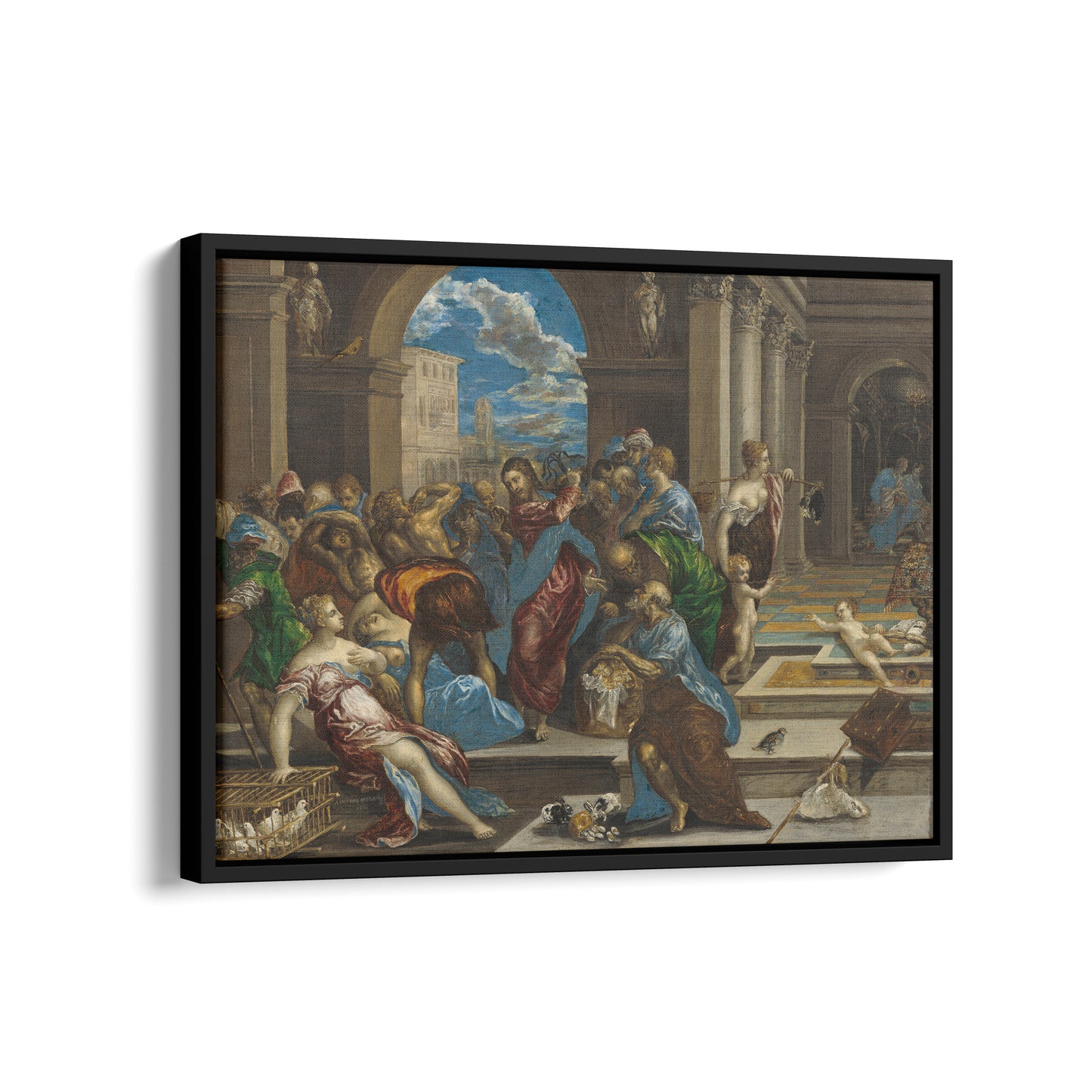 Christ Driving the Money Changers from the Temple (First Version) | El Greco | 1568