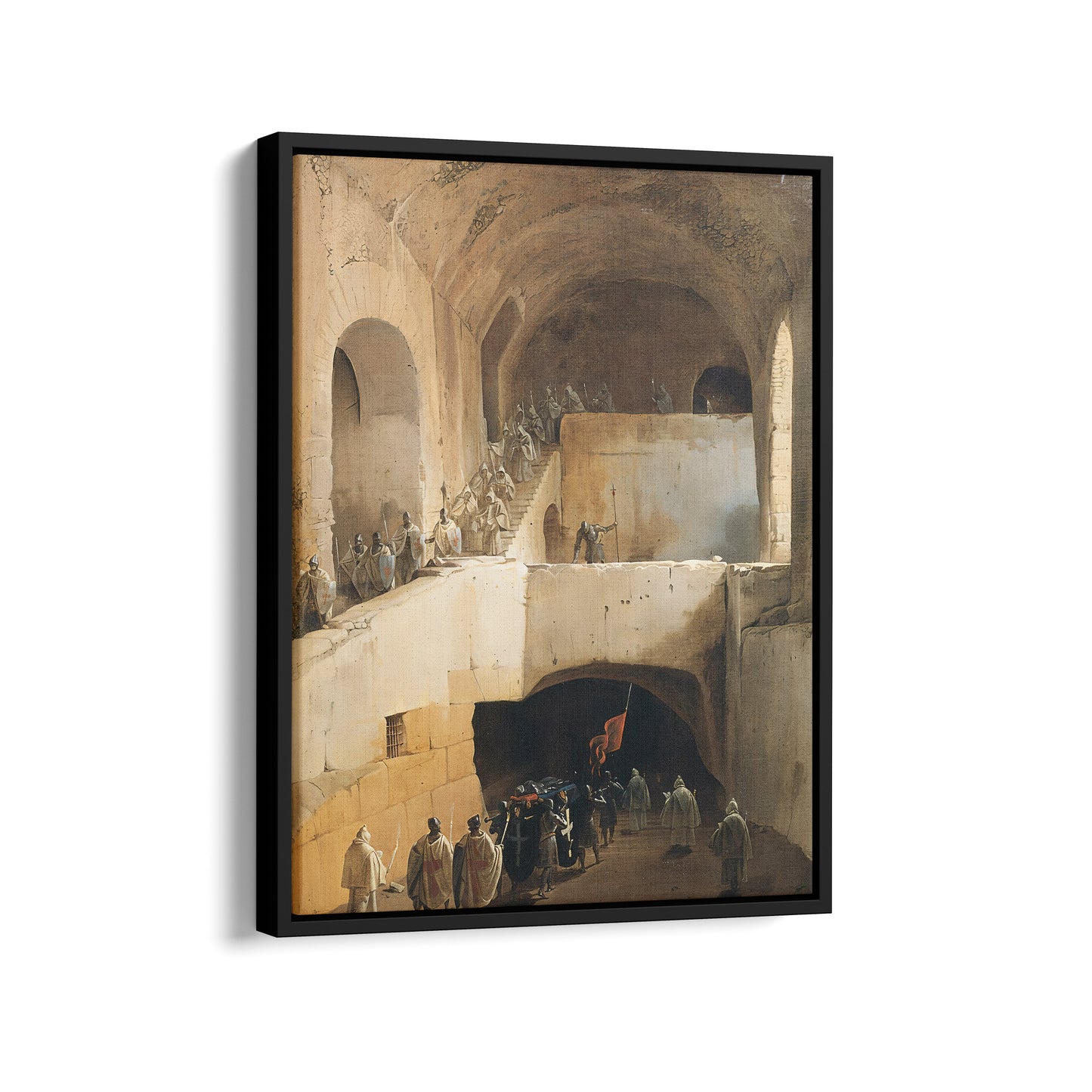 Funeral of a Crusader | Franz Ludwig Catel | 19th Century