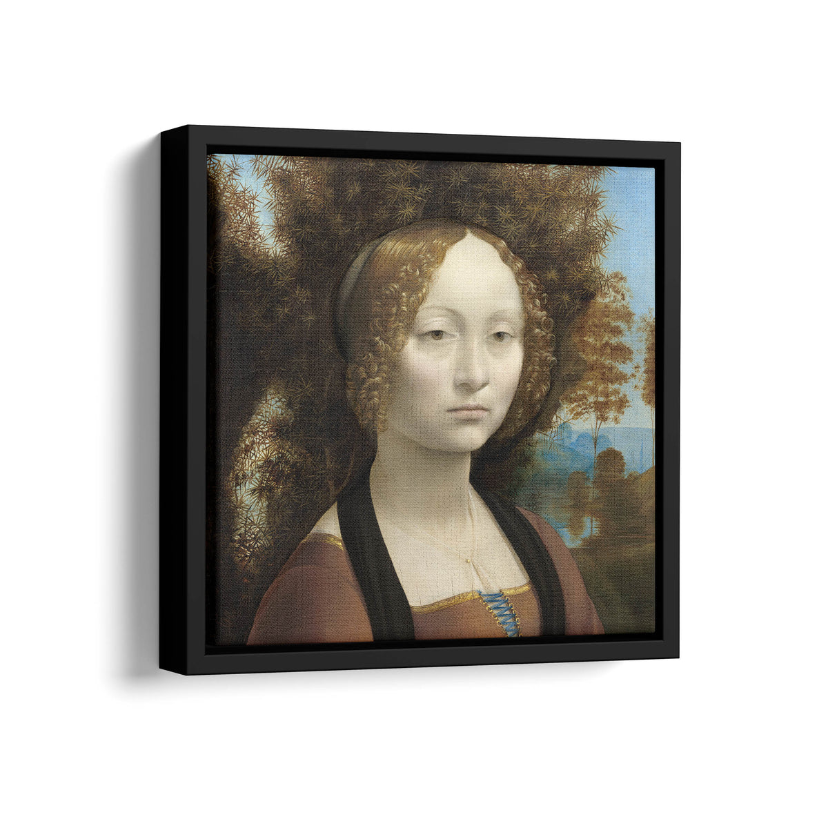 Portrait of Ginevra de' Benci | Leonardo da Vinci | c. 1474-78