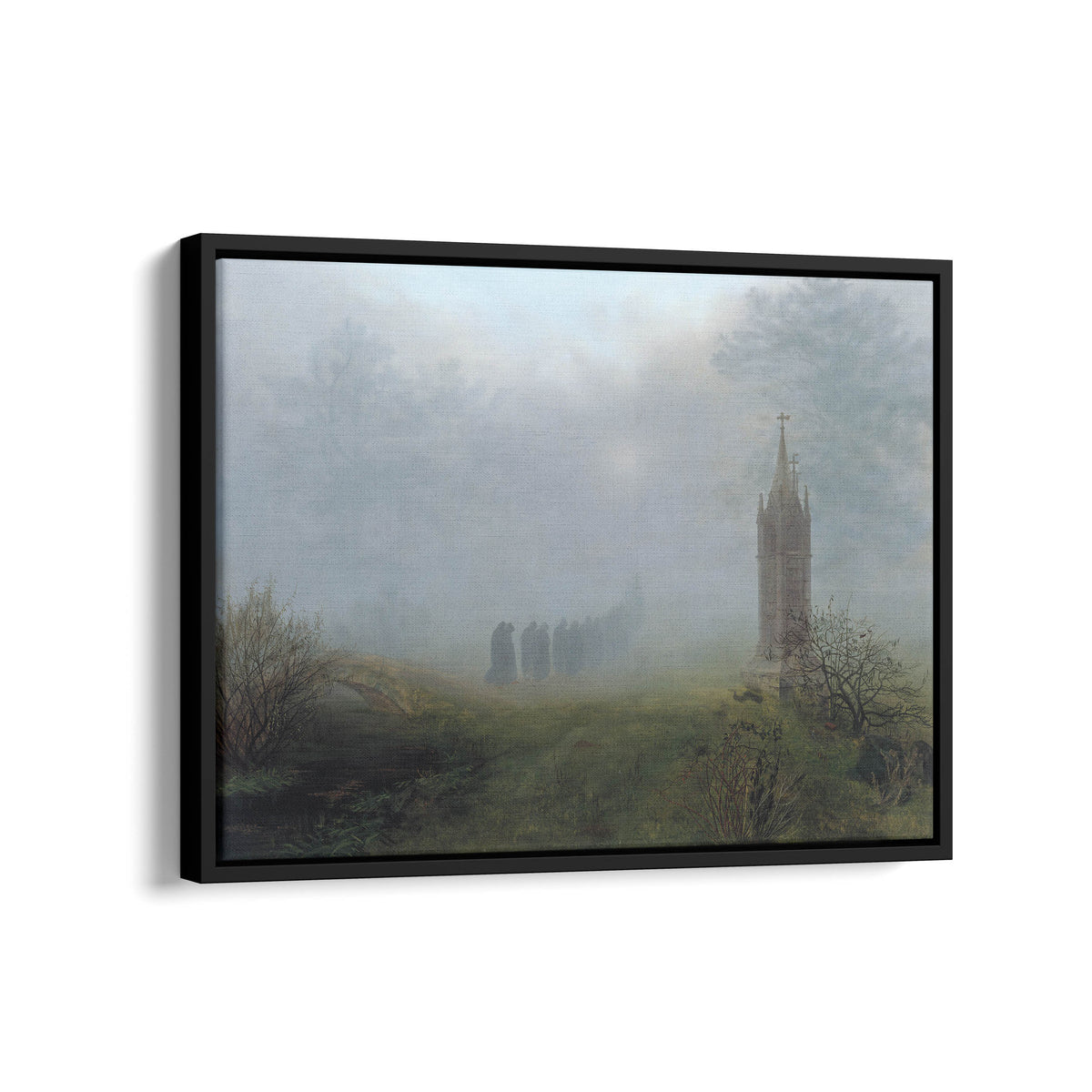 Procession in the Fog | Ernst Ferdinand Oehme | 1828