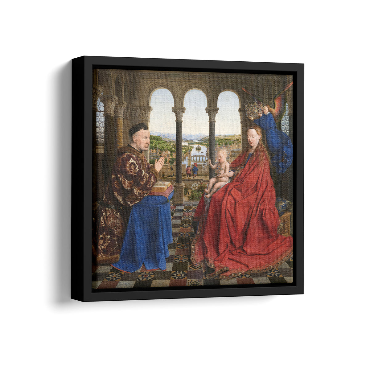 Madonna of Chancellor Rolin | Jan van Eyck | c. 1435