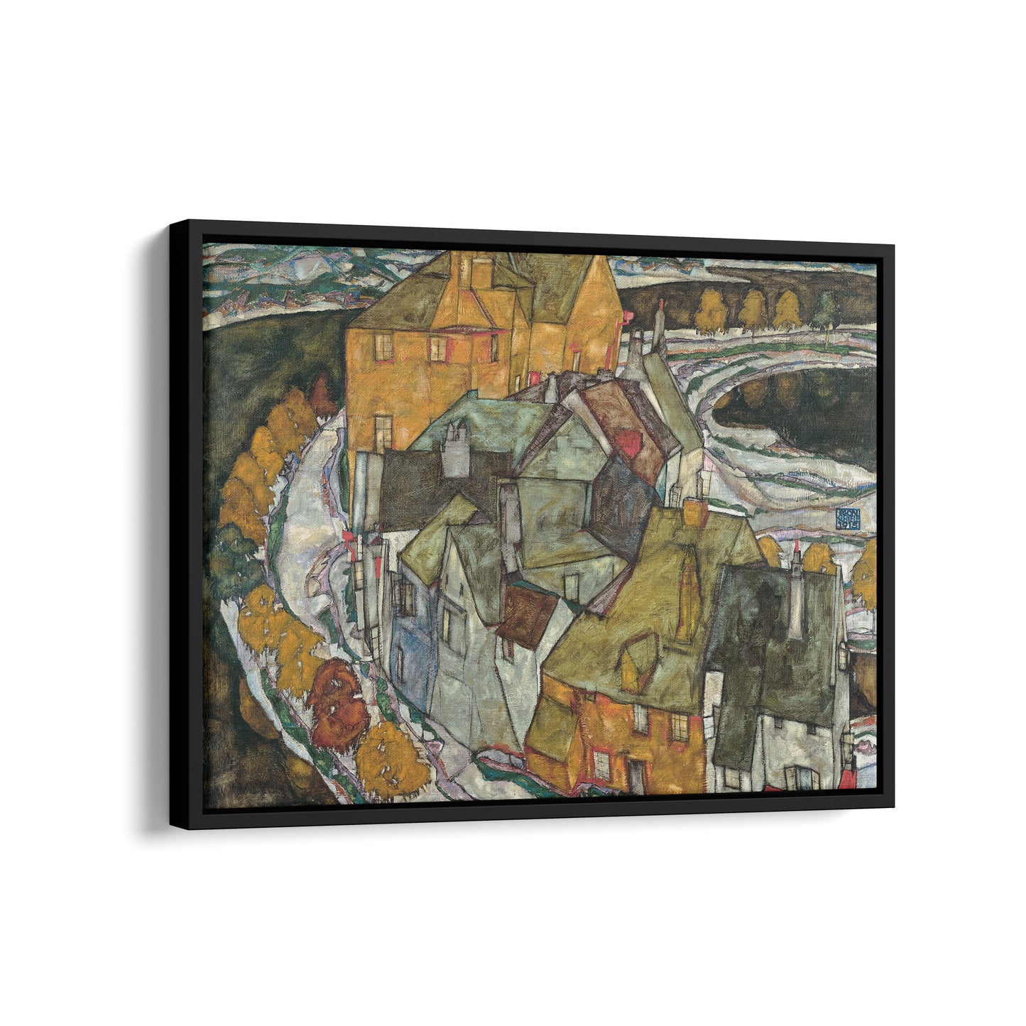 Crescent of Houses II | Egon Schiele | 1914