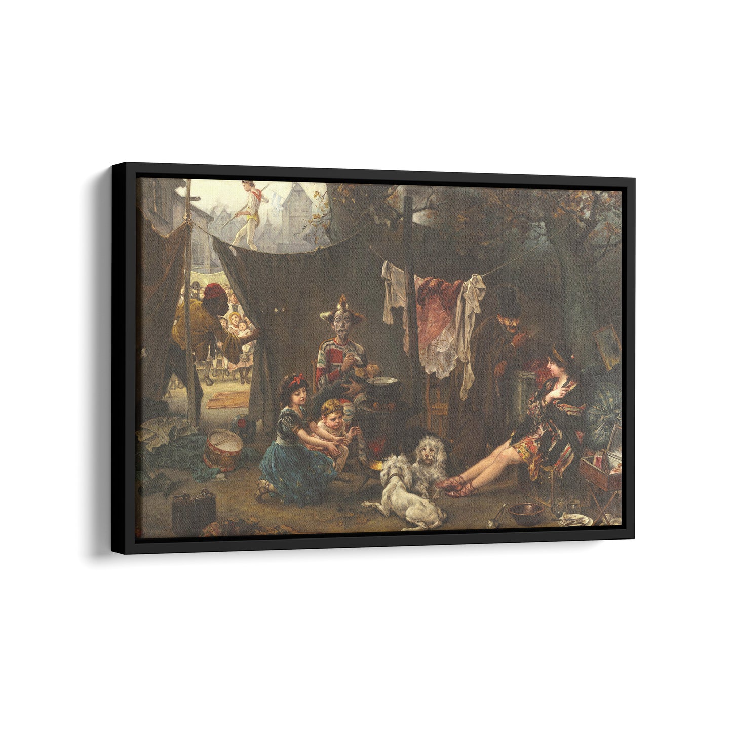 Behind the Scenes | Ludwig Knaus | 1880