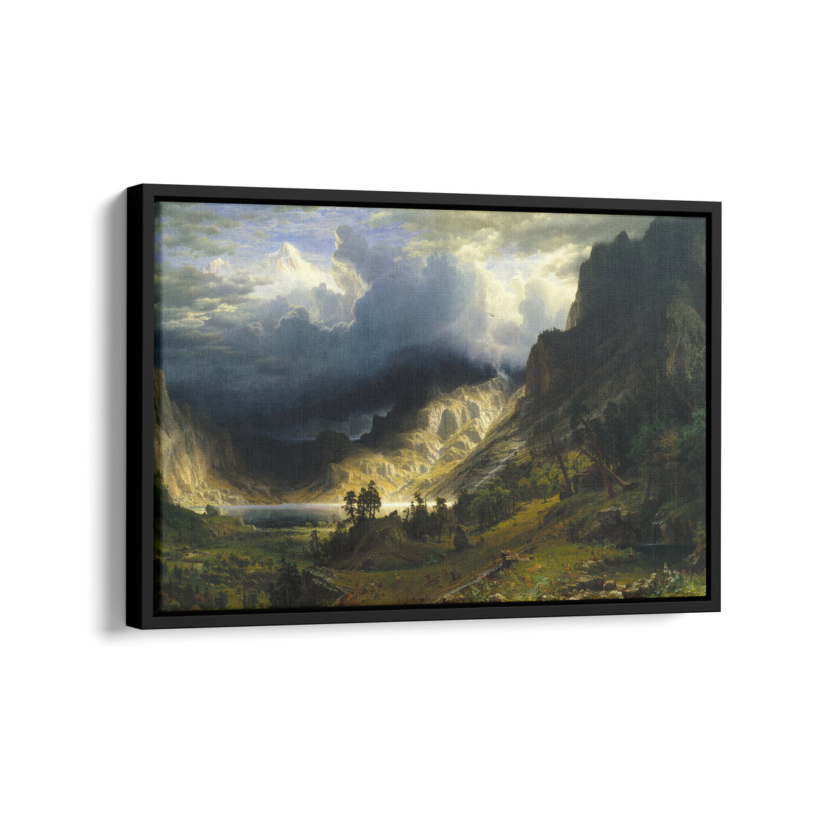 A Storm in the Rocky Mountains, Mt. Rosalie | Albert Bierstadt | 1866
