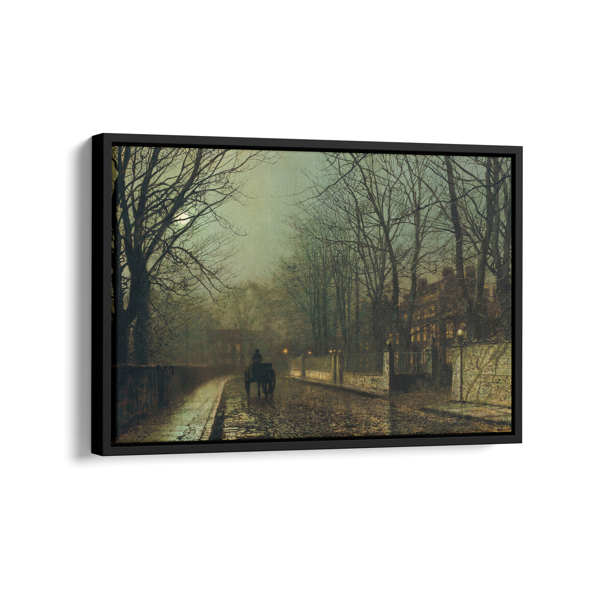 A Wet Moon, Putney Road | John Atkinson Grimshaw | 1886