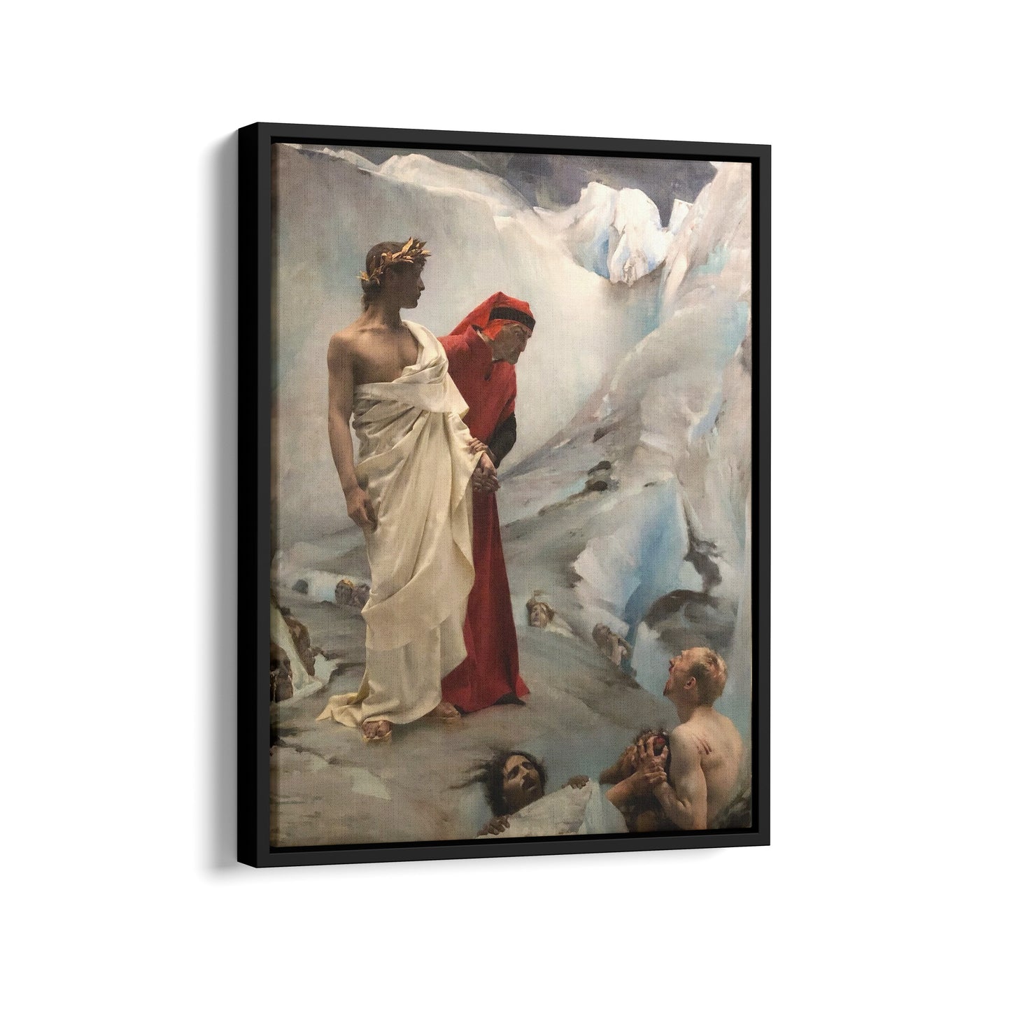 Dante and Virgil in Hell⁣⁣ | Gustave Courtois⁣⁣ | 1879