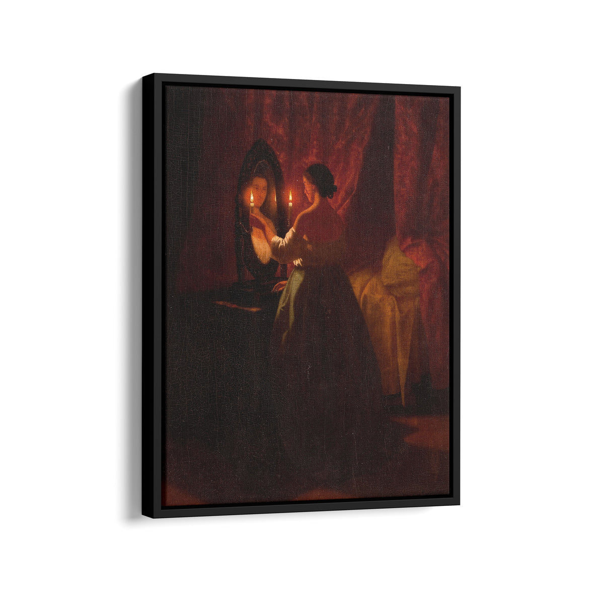 Woman at a Mirror | Johann Mongels Culverhouse | 19th Century