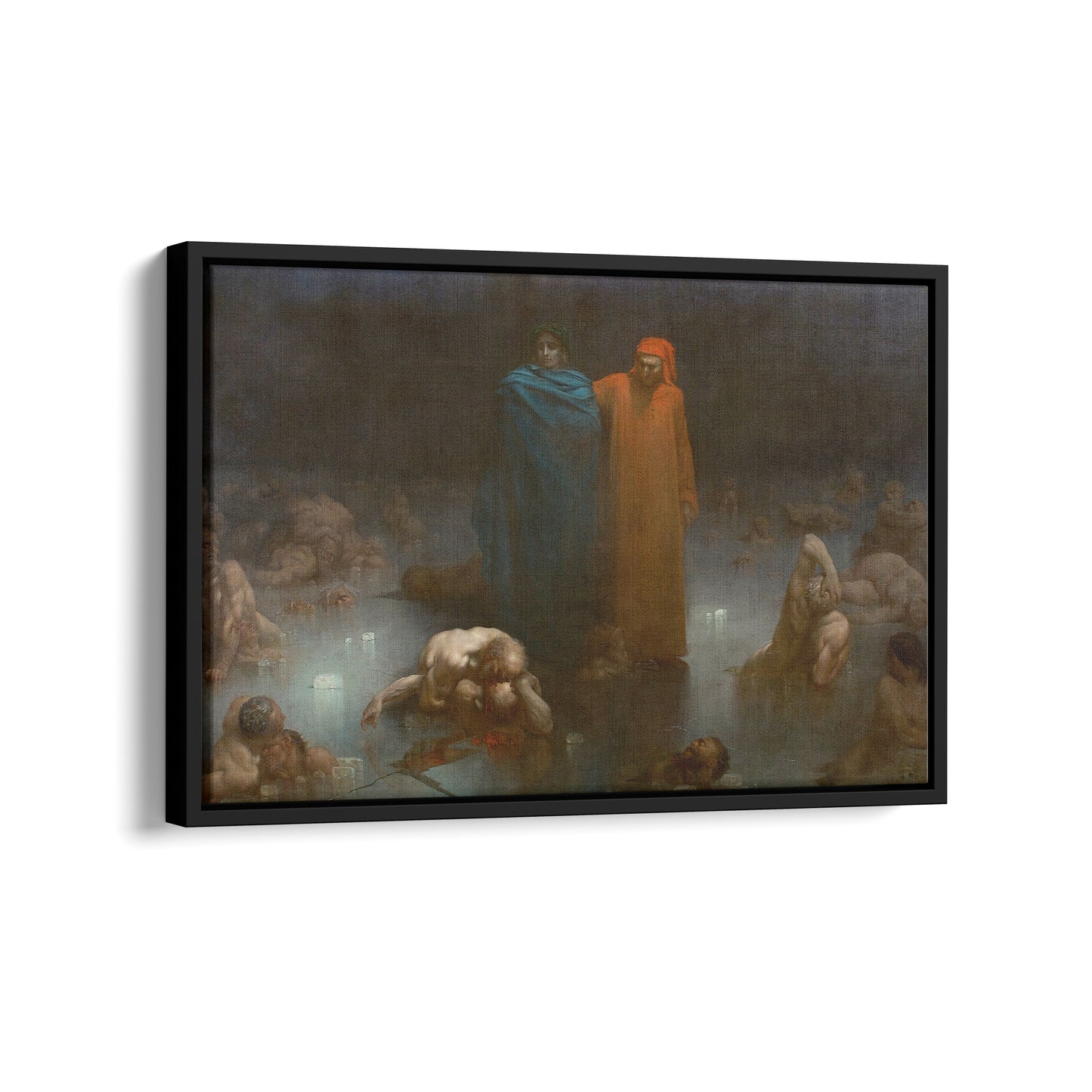 Dante and Virgil in the Ninth Circle of Hell | Gustave Doré | 1861