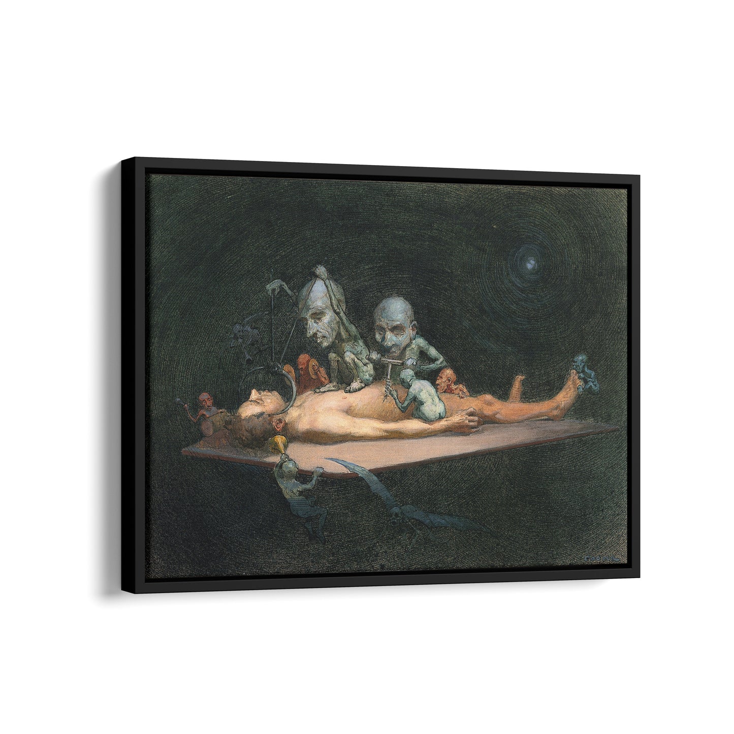 An Unconscious Naked Man (Chloroform) | Richard Tennant Cooper | 20th Century