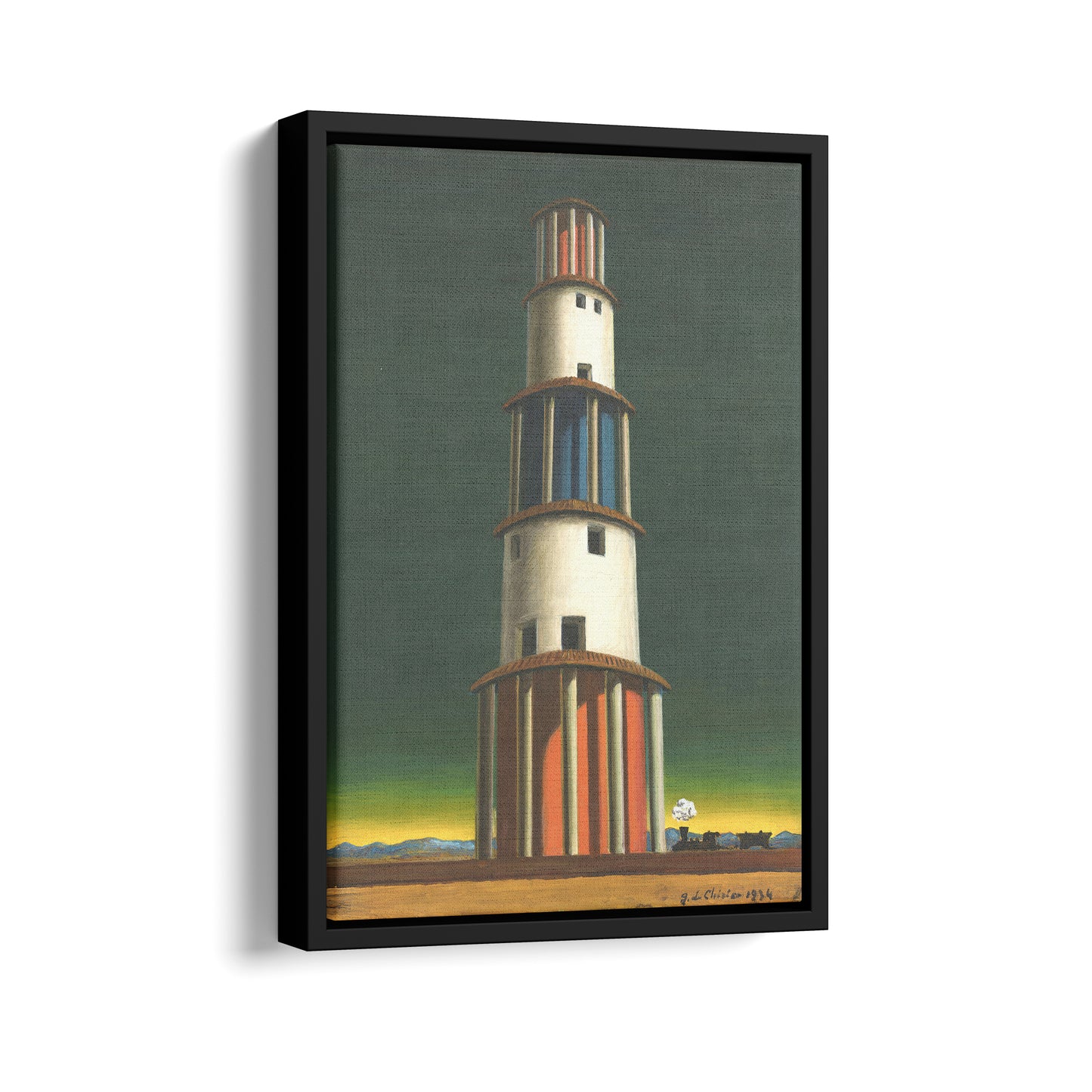 La Torre e Il Treno | Giorgio de Chirico | 1934