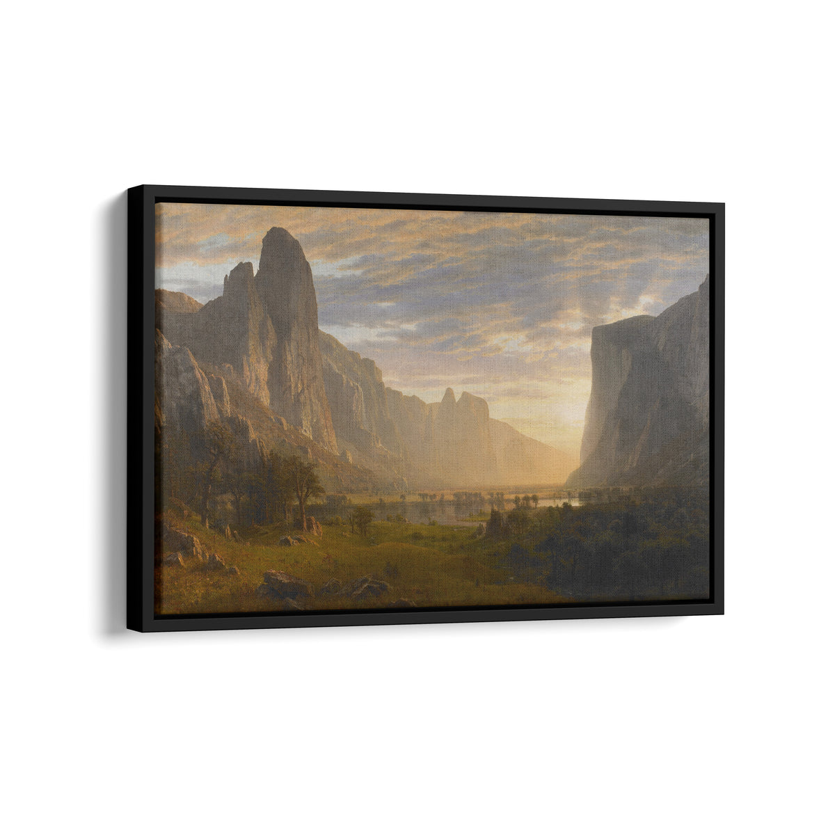 Looking Down Yosemite Valley, California | Albert Bierstadt | 1865