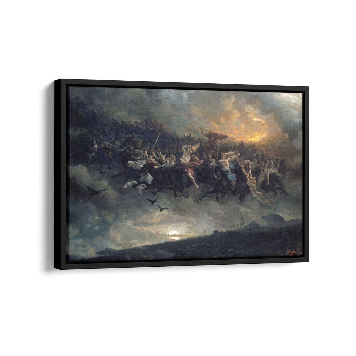 The Wild Hunt of Odin | Peter Nicolai Arbo | 1872