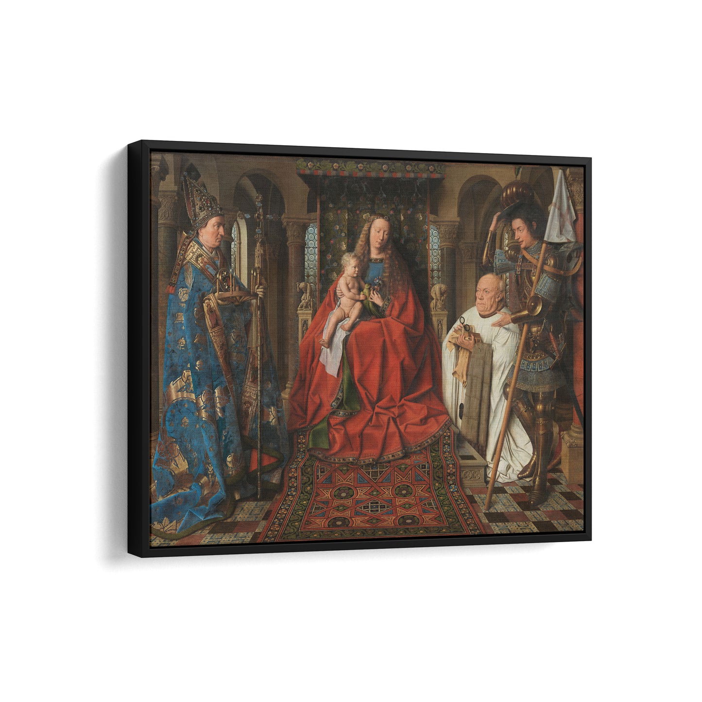 Virgin and Child with Canon van der Paele | Jan van Eyck | c. 1434-36