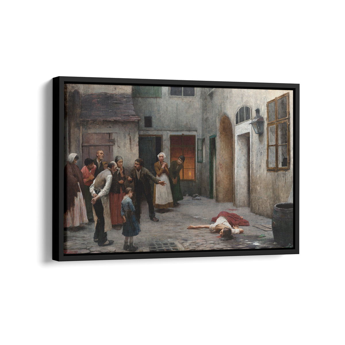 Murder in the House | Jakub Schikaneder | 1889