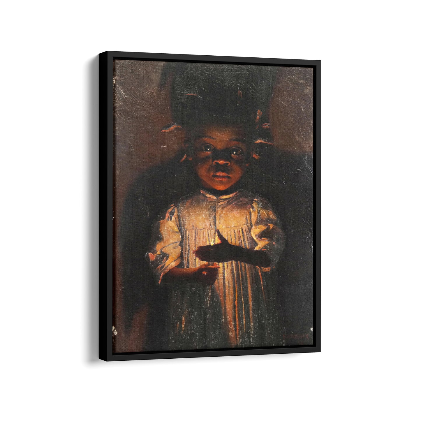 Girl with Candle | Elbridge Ayer Burbank | 1896