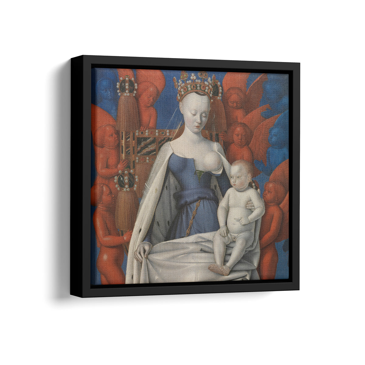 Madonna Surrounded by Seraphim and Cherubim | Jean Fouquet | c. 1455