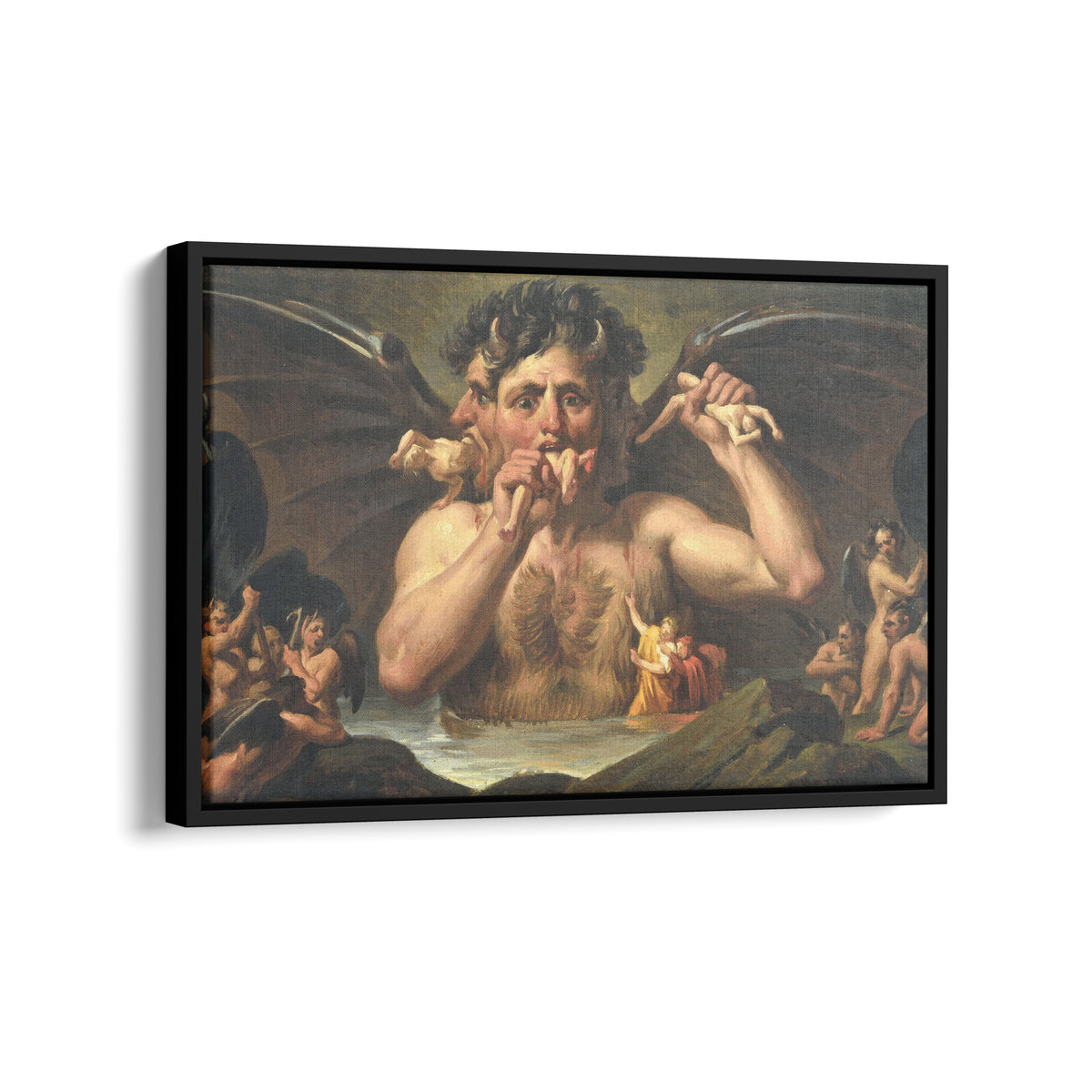 Lucifer in the Giudecca | Filippo Bigioli | 1860