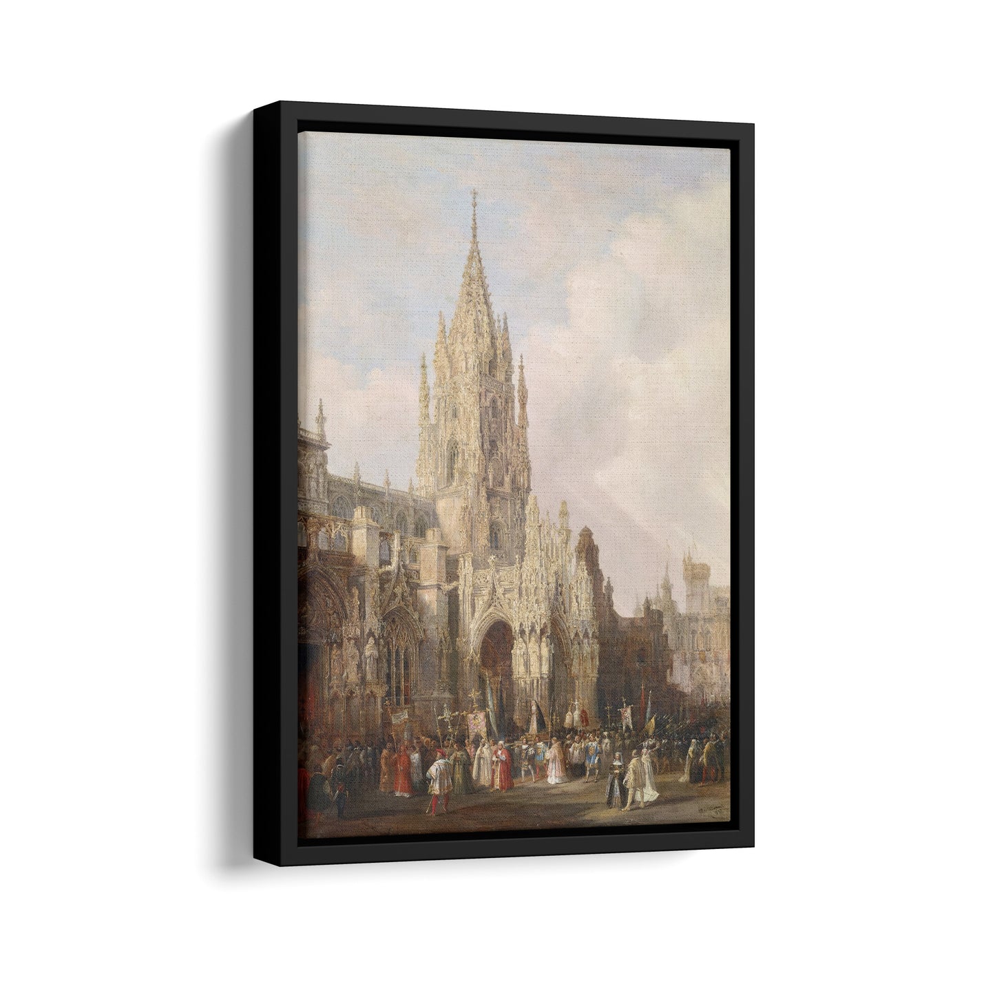 A Procession in the Cathedral of Oviedo | Genaro Pérez Villaamil | 1837