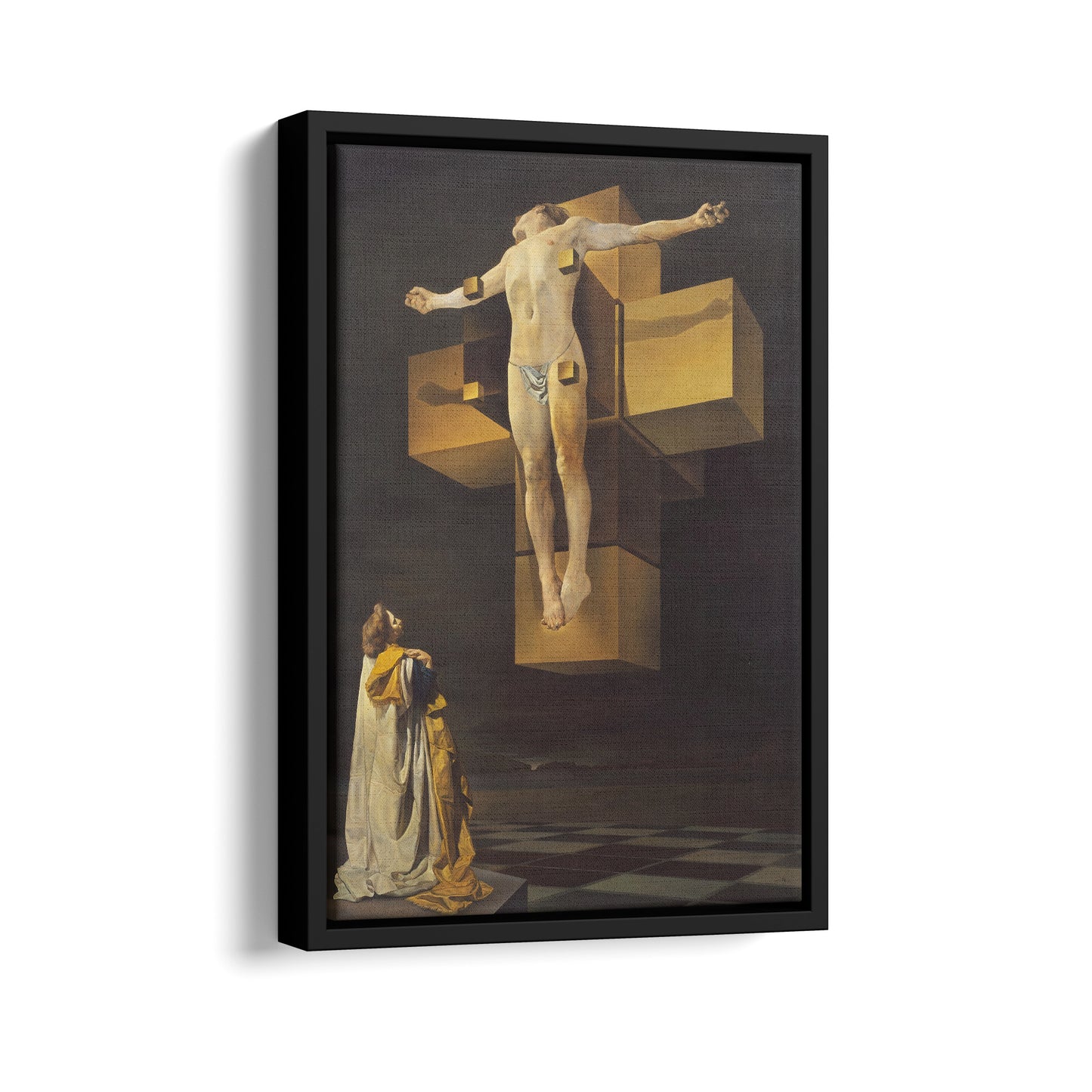Crucifixion (Corpus Hypercubus) | Salvador Dalí | 1954