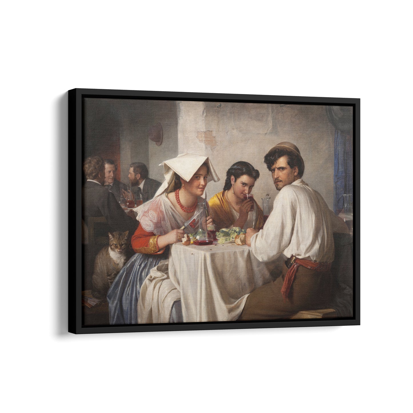 In a Roman Osteria | Carl Bloch | 1866