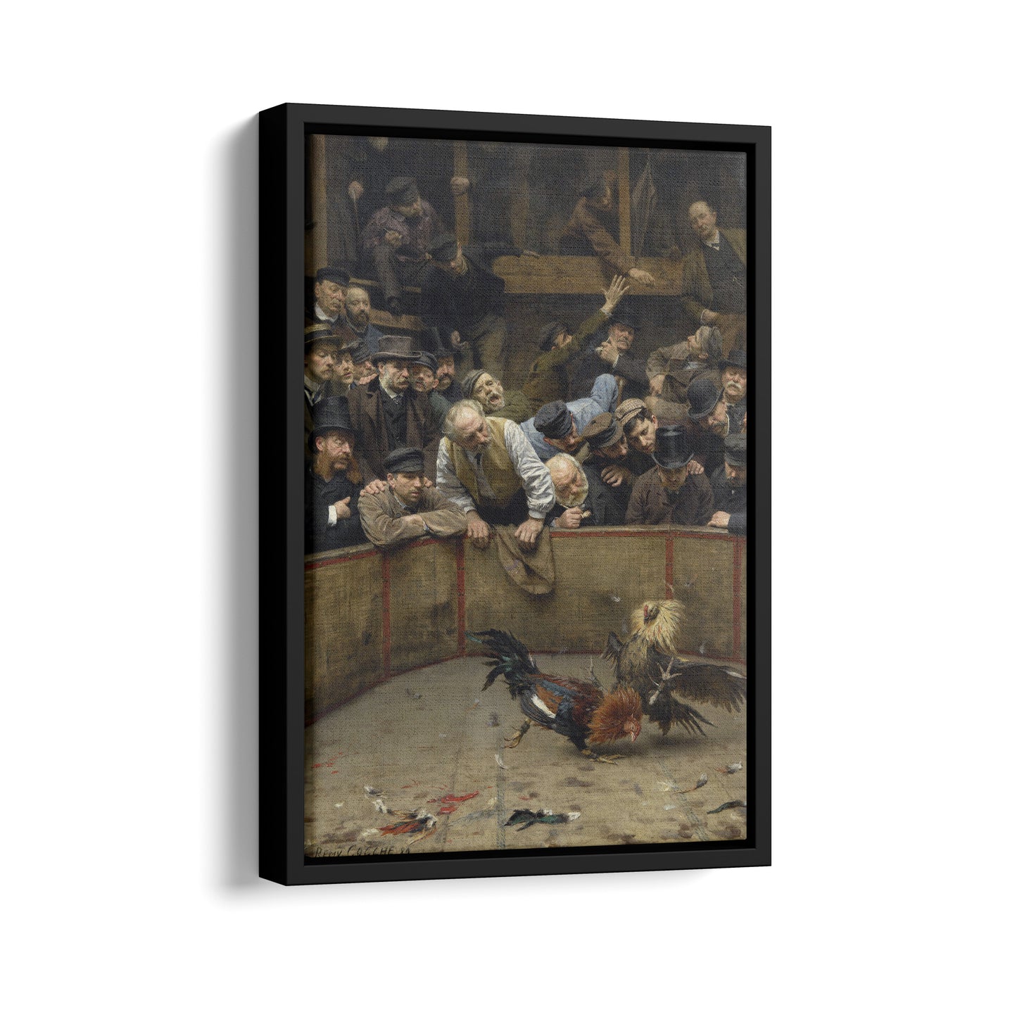 Cockfight in Flanders | Rémy Cogghe | 1889