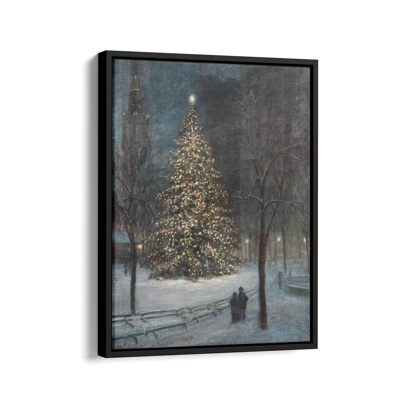 Christmas in Madison Square Park | Paul Cornoyer | 20th Century