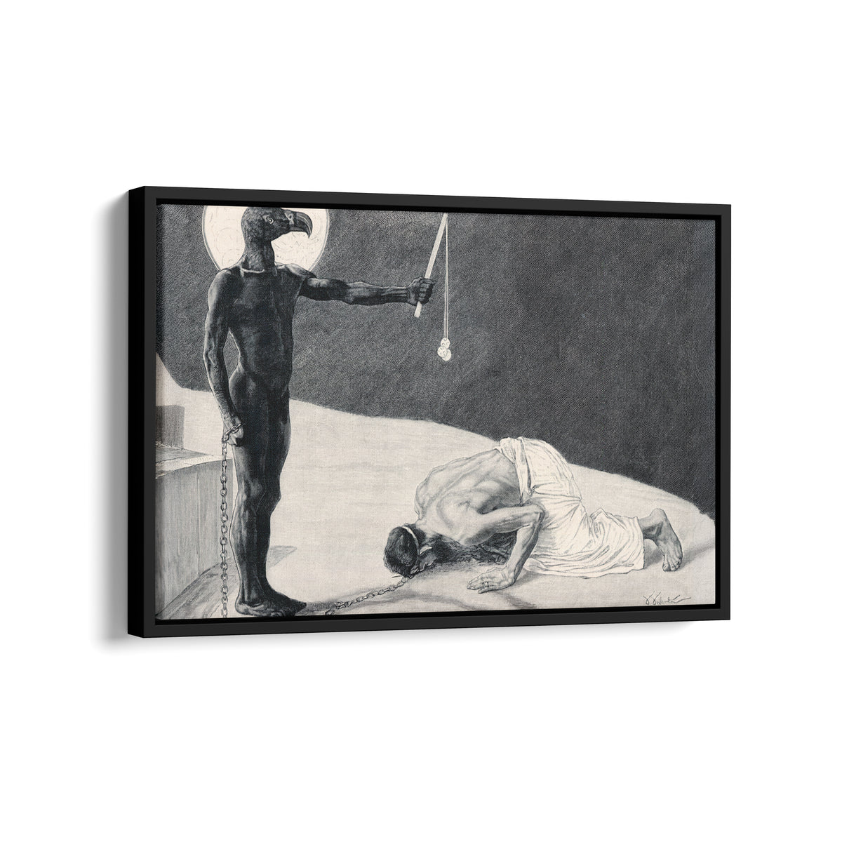 Mammon and His Slave | Sascha Schneider | 1896