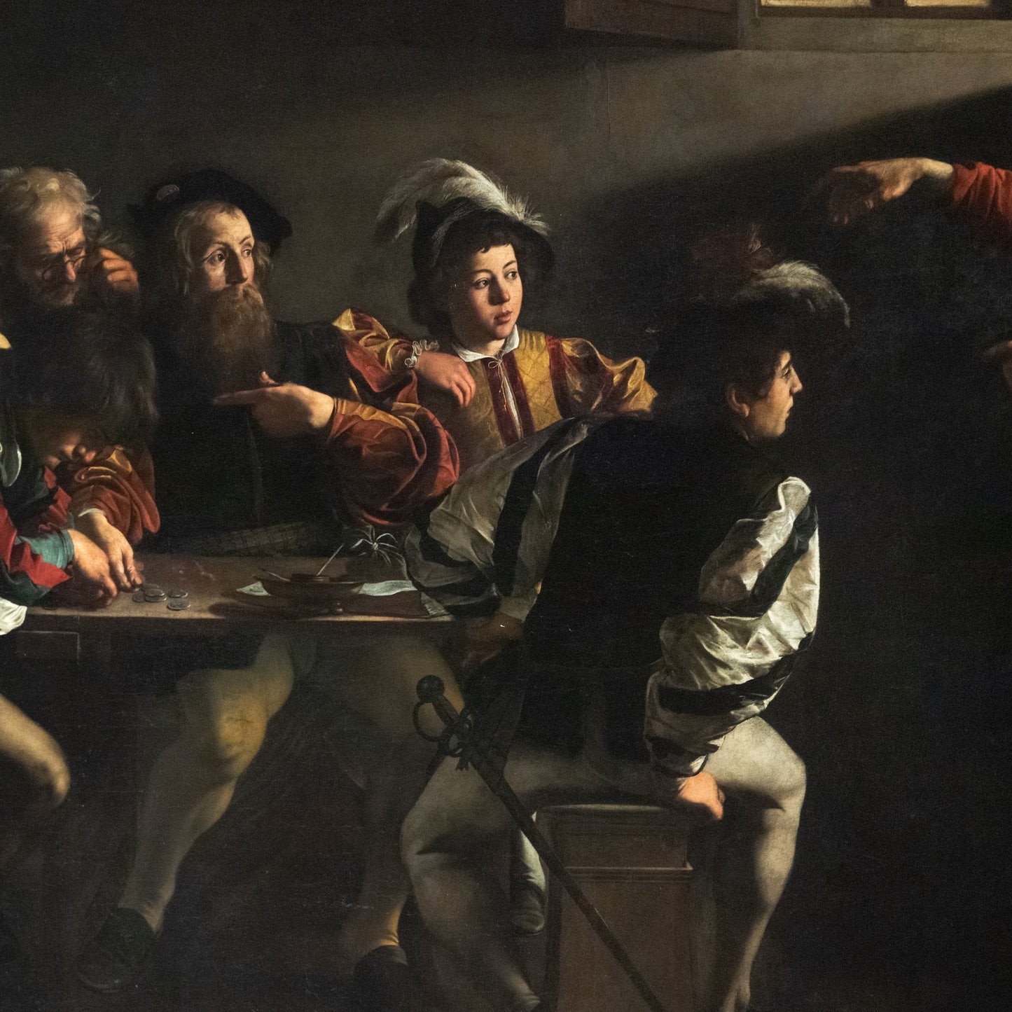 The Calling of Saint Matthew | Caravaggio | 1599-1600